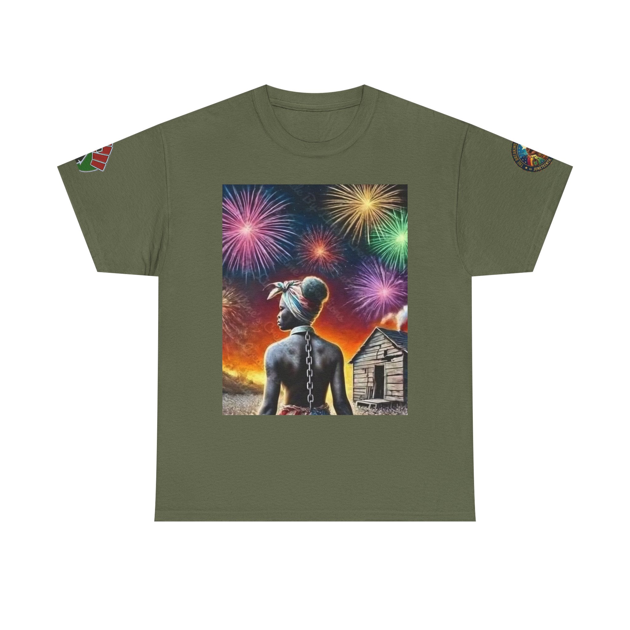 Freedom Isn’t Free Tee — Patriotic Fireworks Soldier Graphic T-Shirt