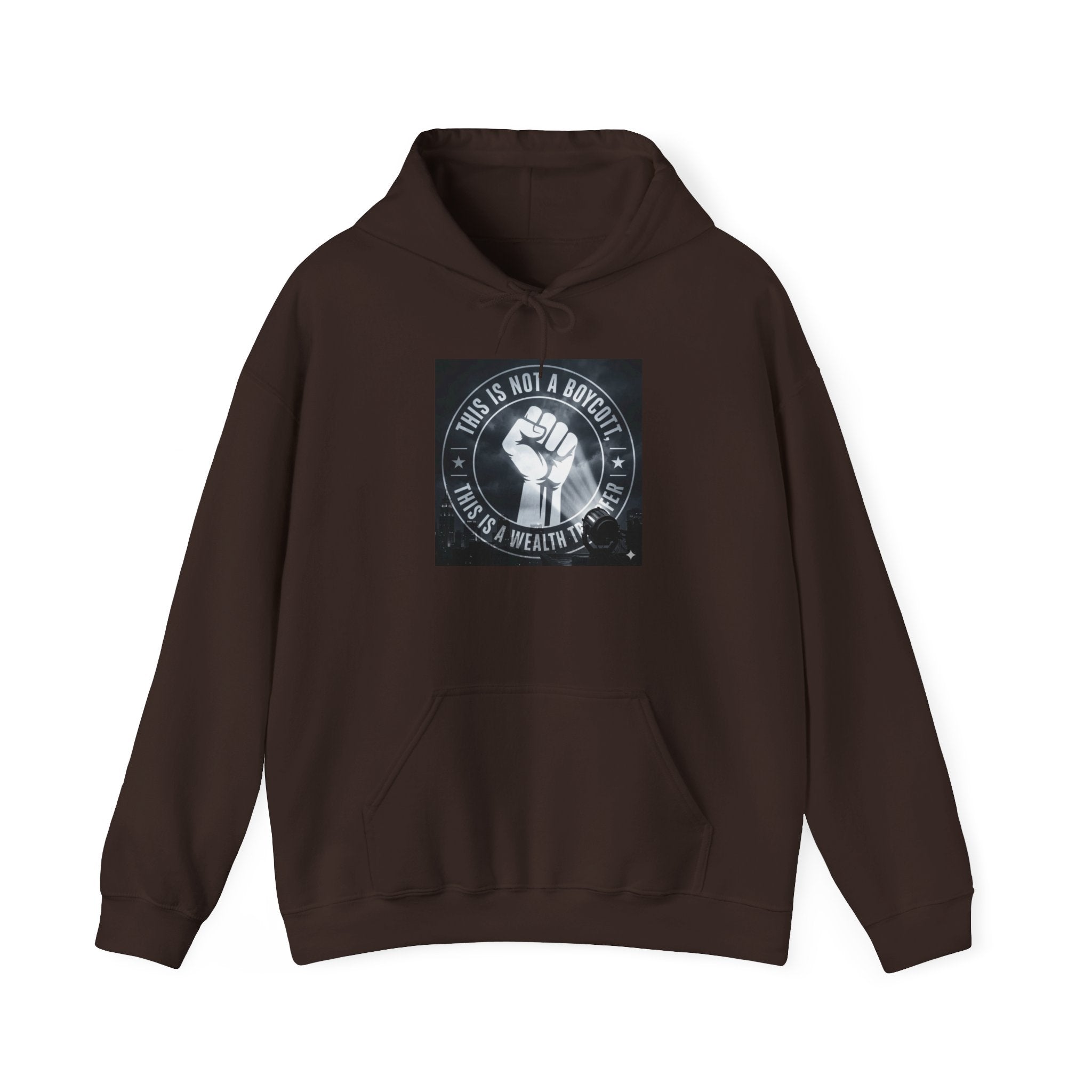 Hoodie — "This Is Not a Moment" Raised Fist Social Justice Pullover