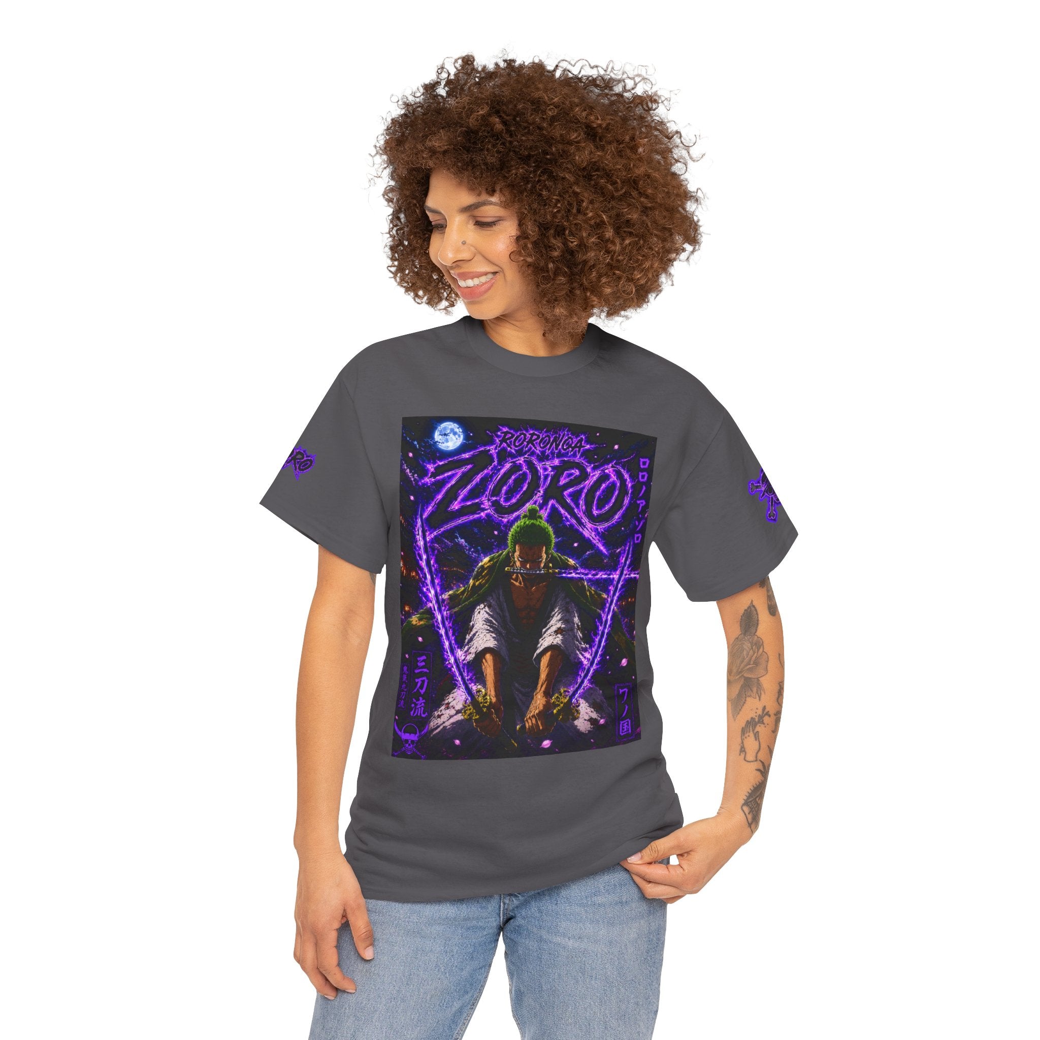 Zoro Neon Samurai T‑Shirt
