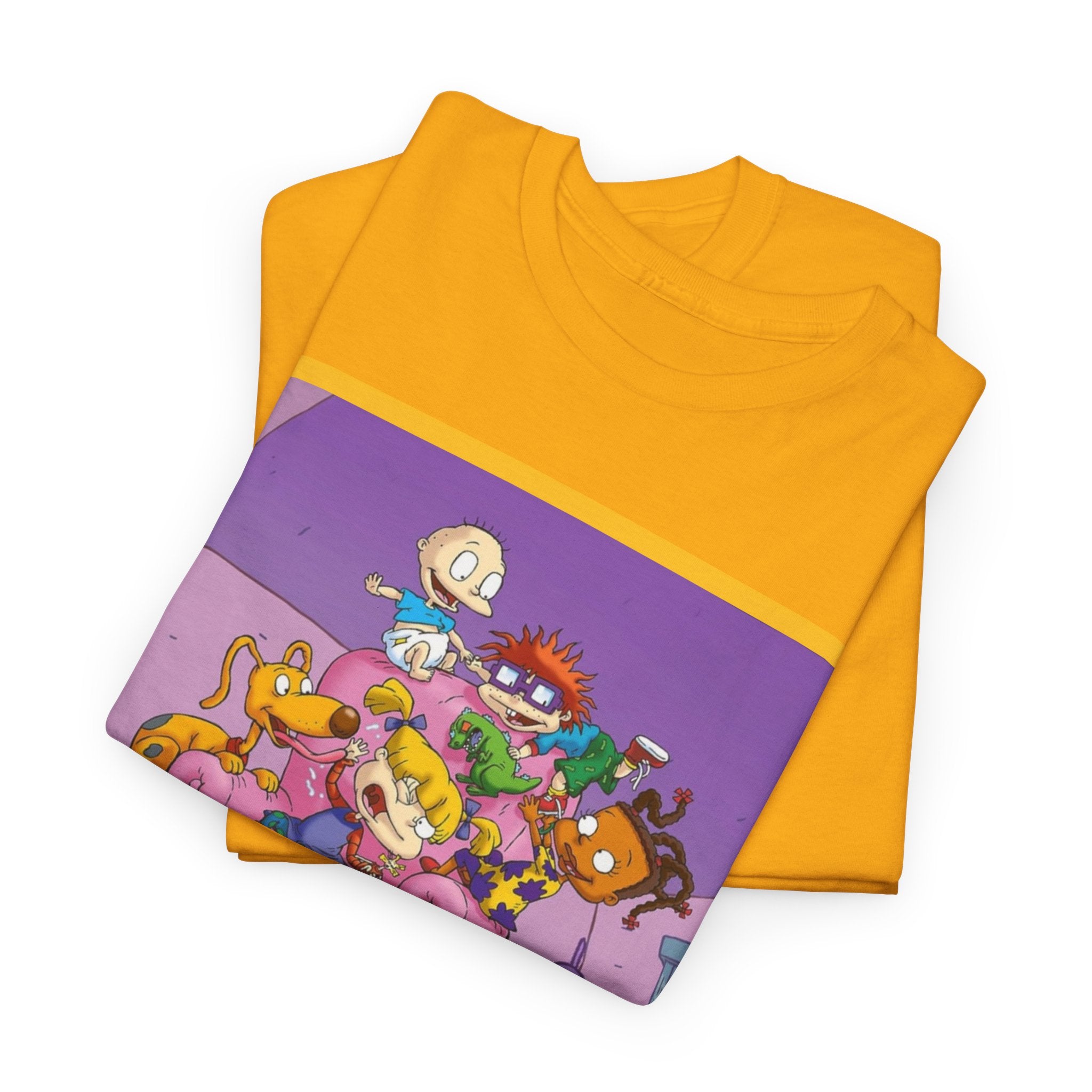 Rugrats Character Collage Tee — Retro Nickelodeon Kids Cartoon T-Shirt