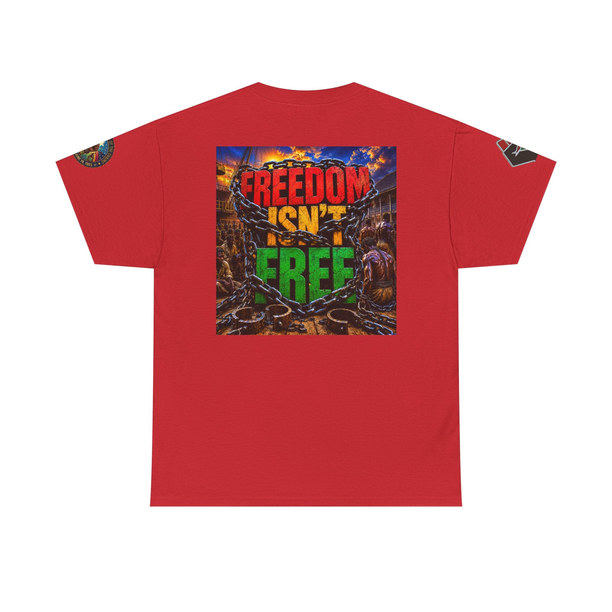 Freedom Isn’t Free Tee — Patriotic Fireworks Soldier Graphic T-Shirt