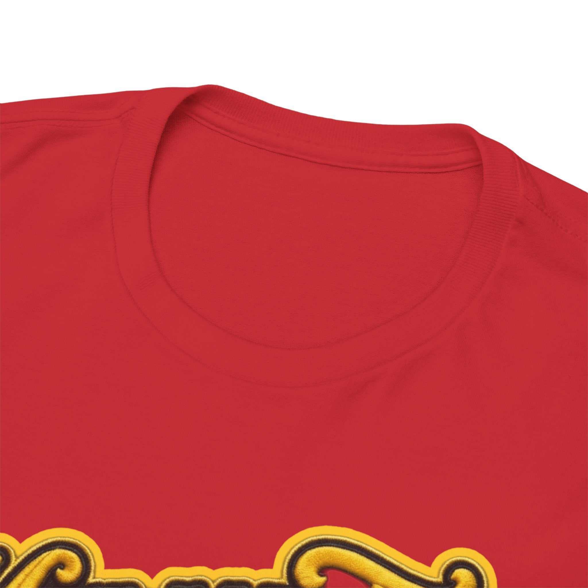 Melanated 19 Graphic Tee — Retro Script Logo & Gold Number Baseball Shirt