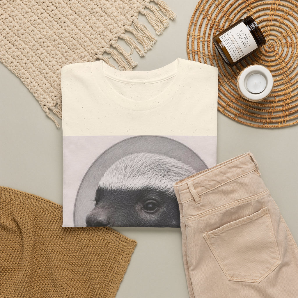 Badger Portrait Tee — "Which One of Y’all MF Said Something About a Home?" Graphic T‑Shirt