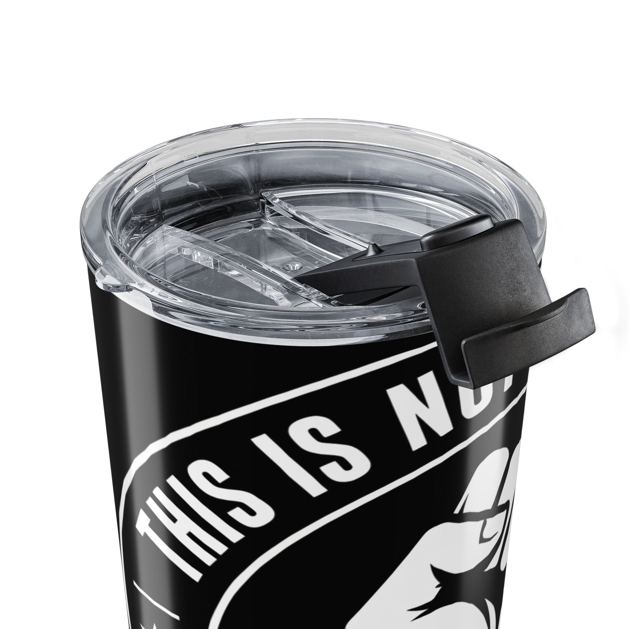 20oz Tumbler — "This Is Not A Bonus, It's A Wealth Transfer" Travel Mug with Raised Fist Graphic