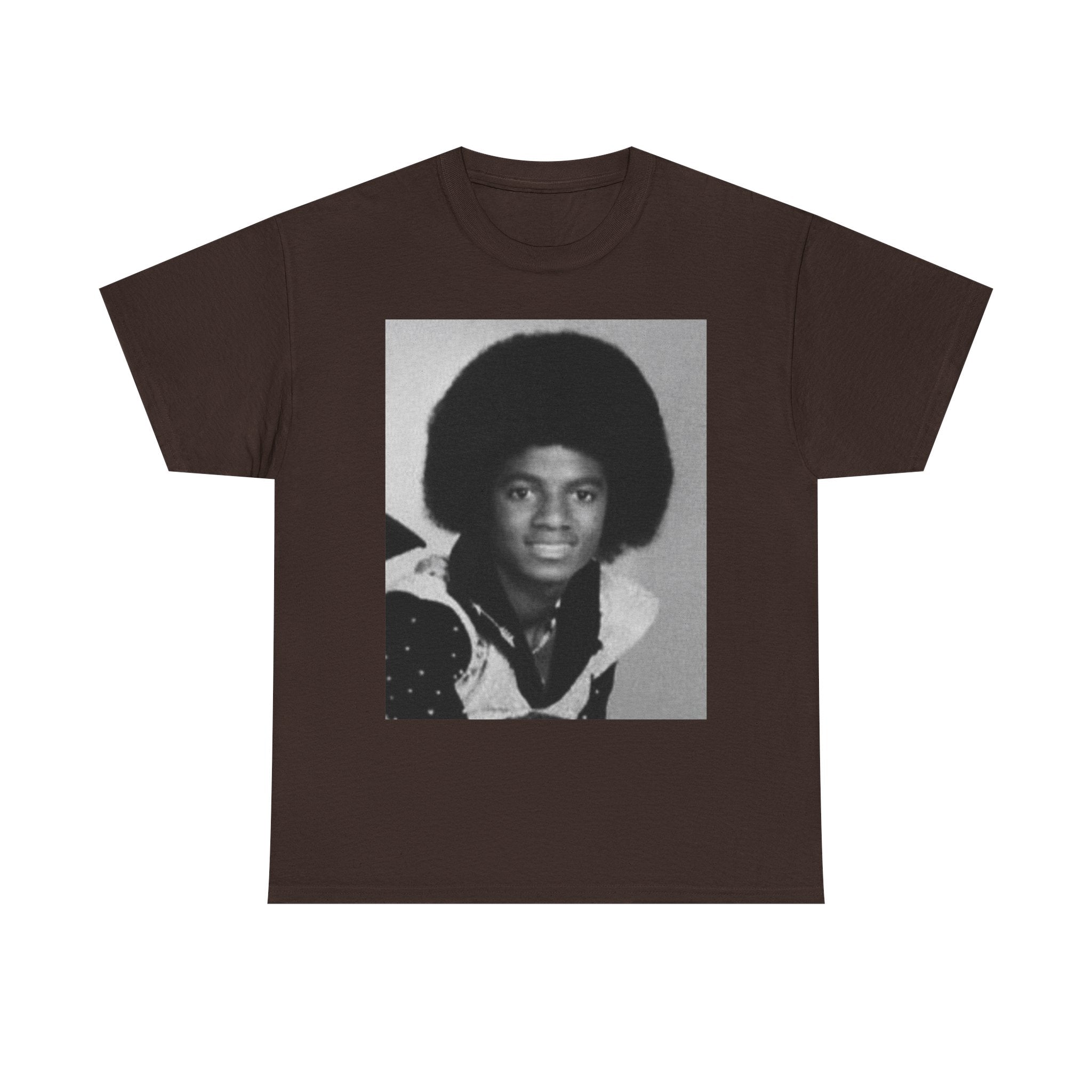 Graphic Tee — Retro Portrait Front with Black Power Fist Back