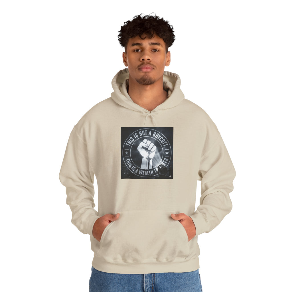 Hoodie — "This Is Not a Moment" Raised Fist Social Justice Pullover