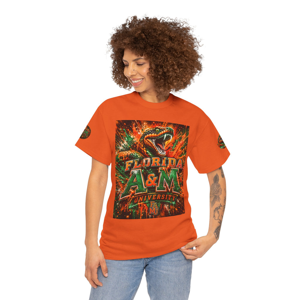 Florida A&M University Rattler Tee — Vintage Snake Mascot College T-Shirt