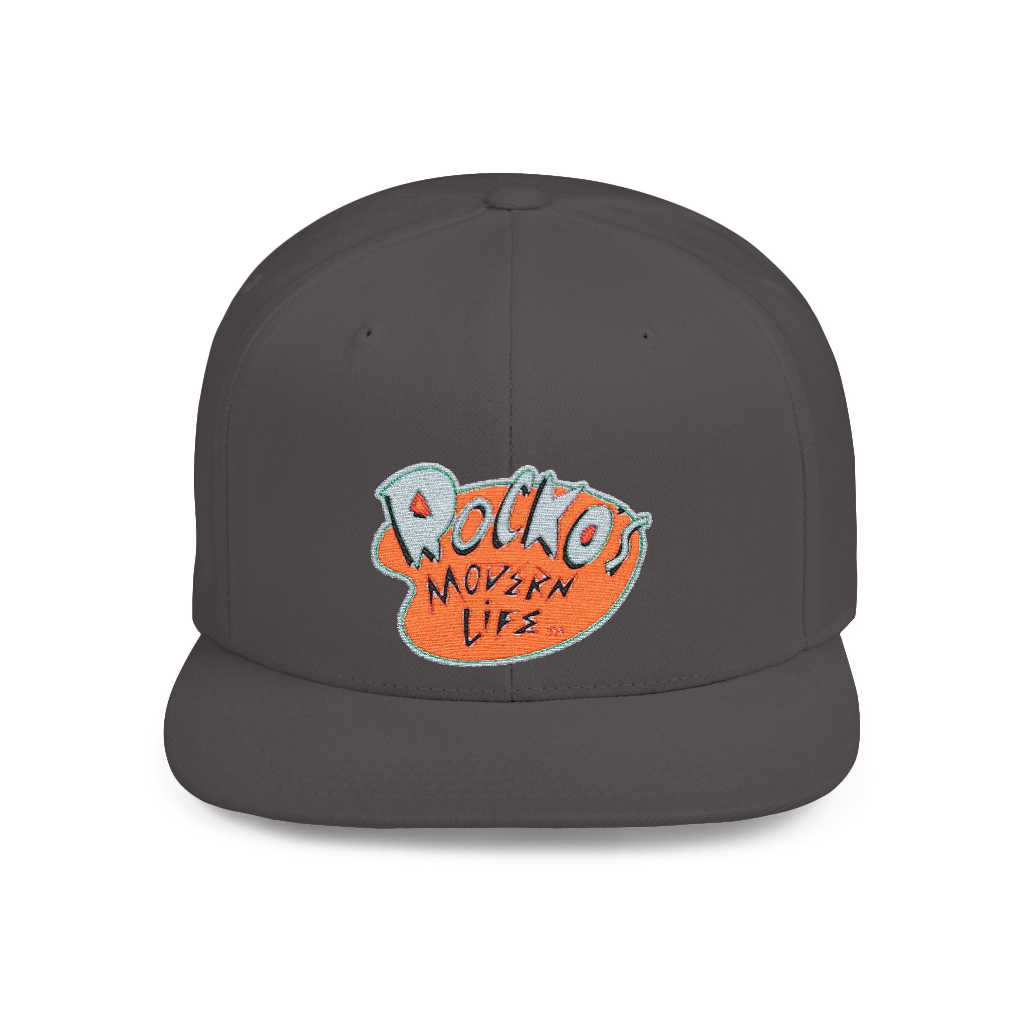 Snapback Hat — Polka Nutter Vibe Embroidered Flat-Bill Cap