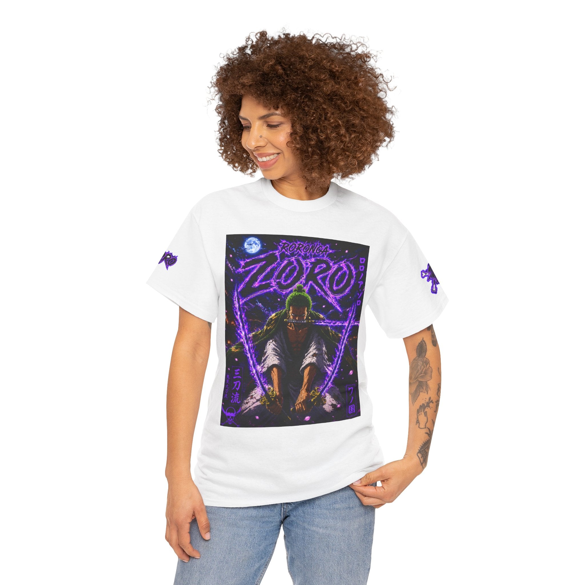 Zoro Neon Samurai T‑Shirt