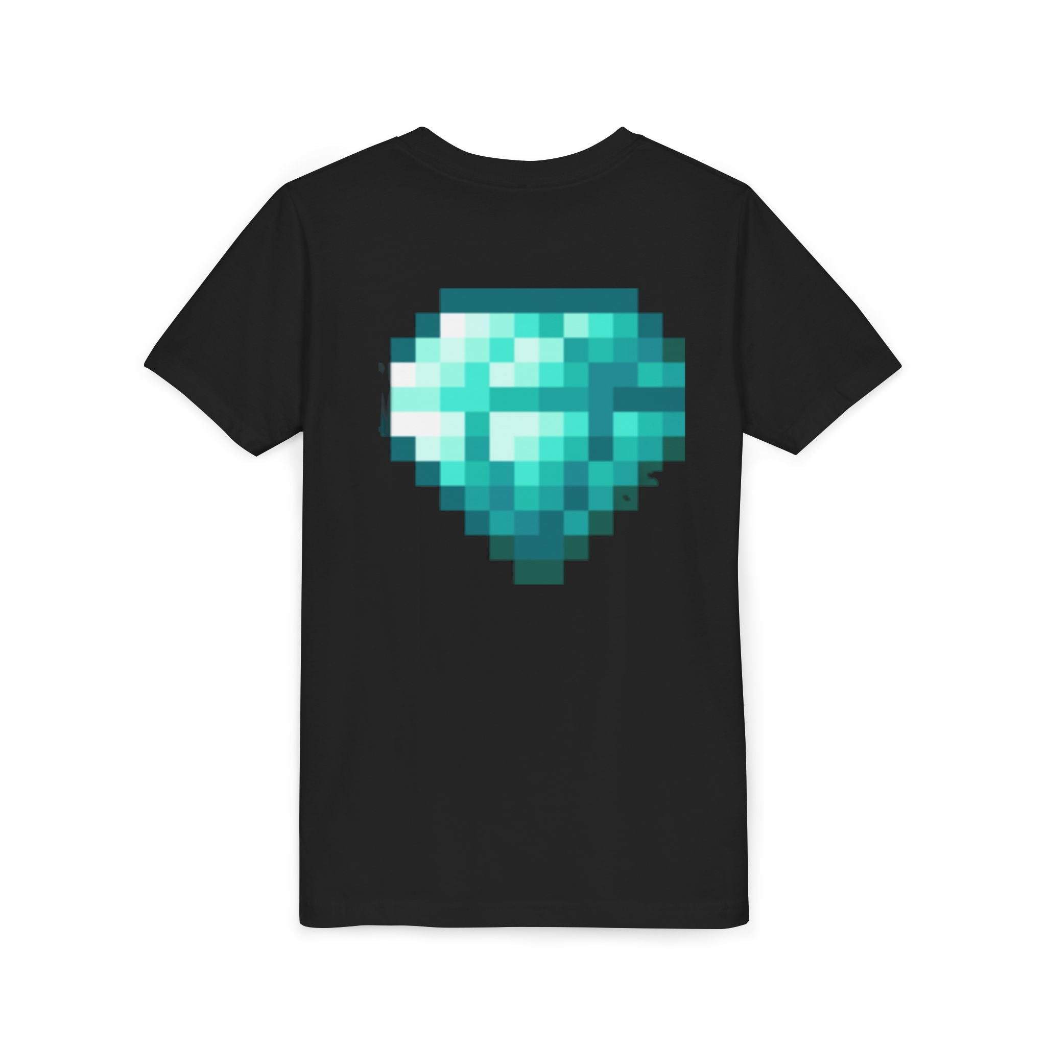 Youth Diamond Legend Tee — Pixel Minecraft-Style Gem Graphic Shirt
