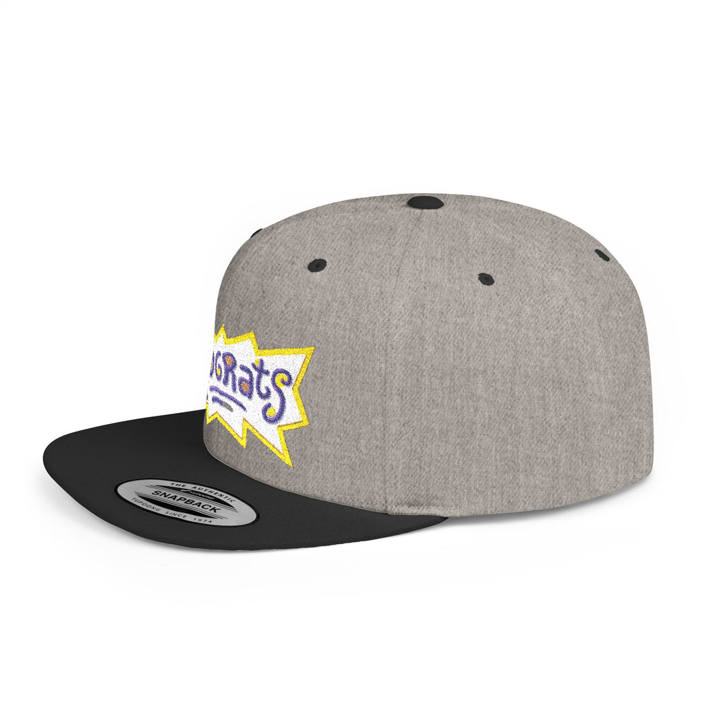 Snapback Hat — Retro 'Rugrats' Logo Flat Bill Cap