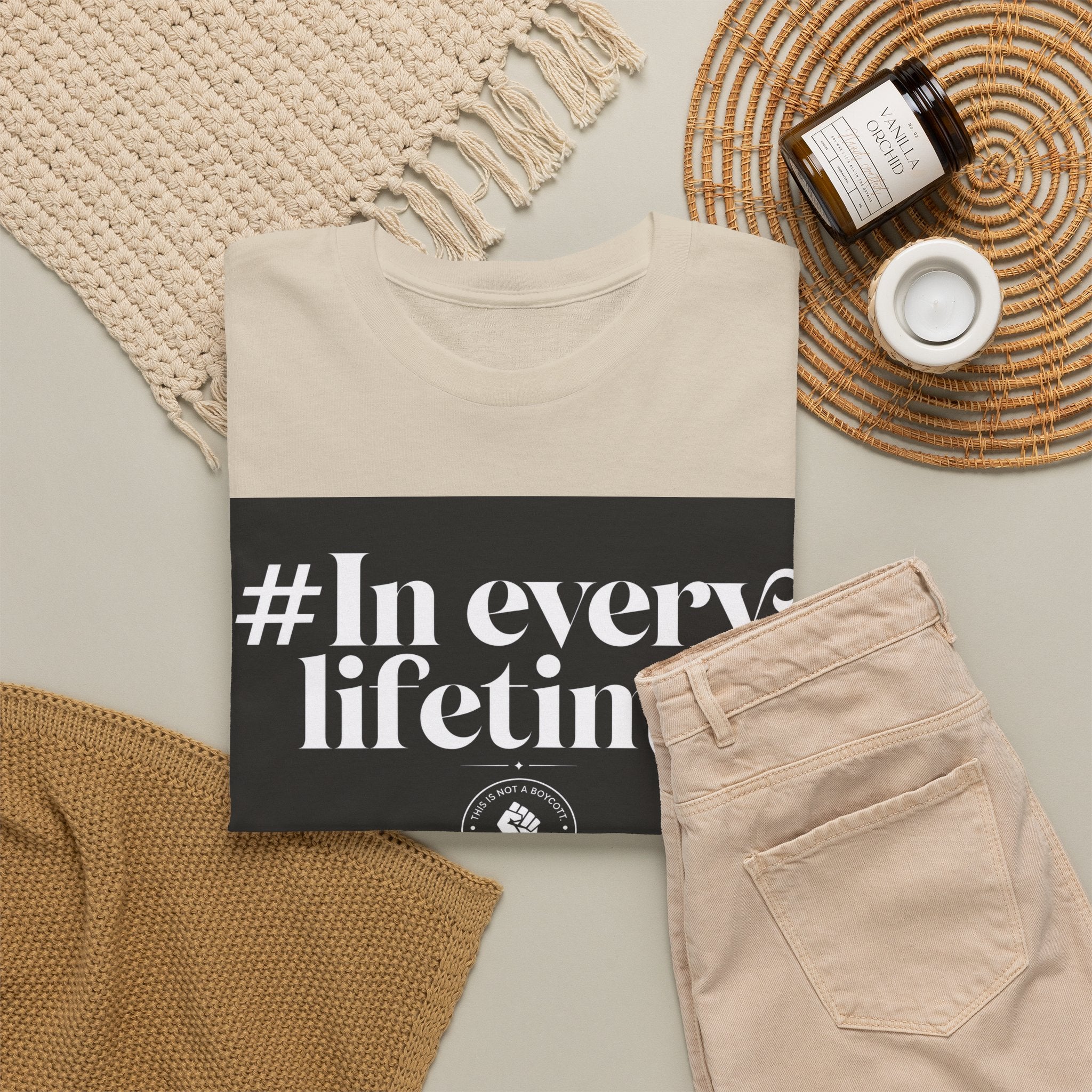 In Every Lifetime Tee — Social Justice Fist Graphic T-Shirt