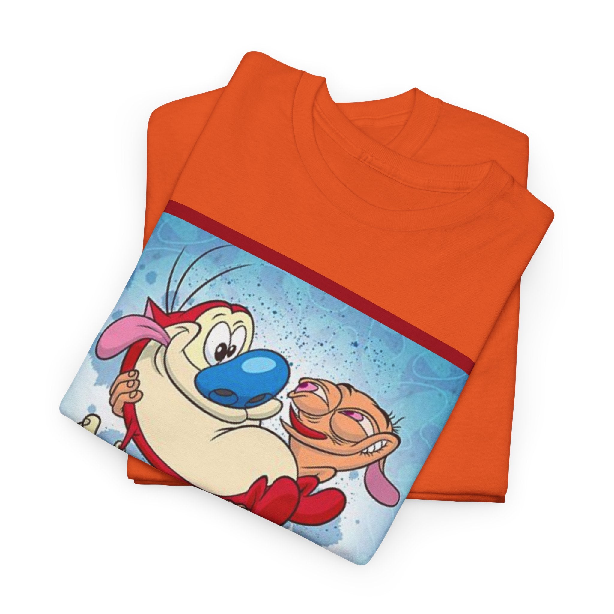 Ren & Stimpy Graphic Tee — Retro Nickelodeon Cartoon T-Shirt