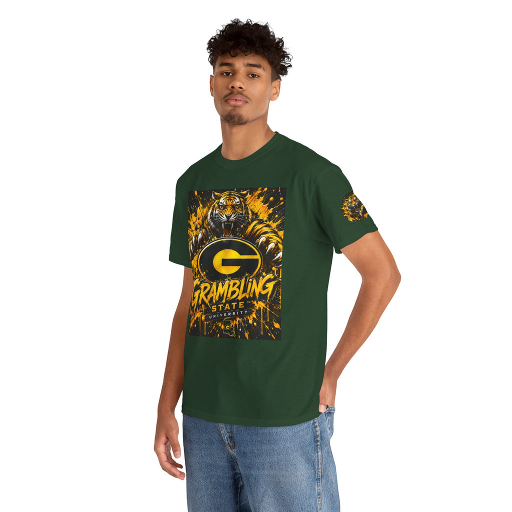 Grambling State Tigers T-Shirt — Roaring Tiger Logo College Tee