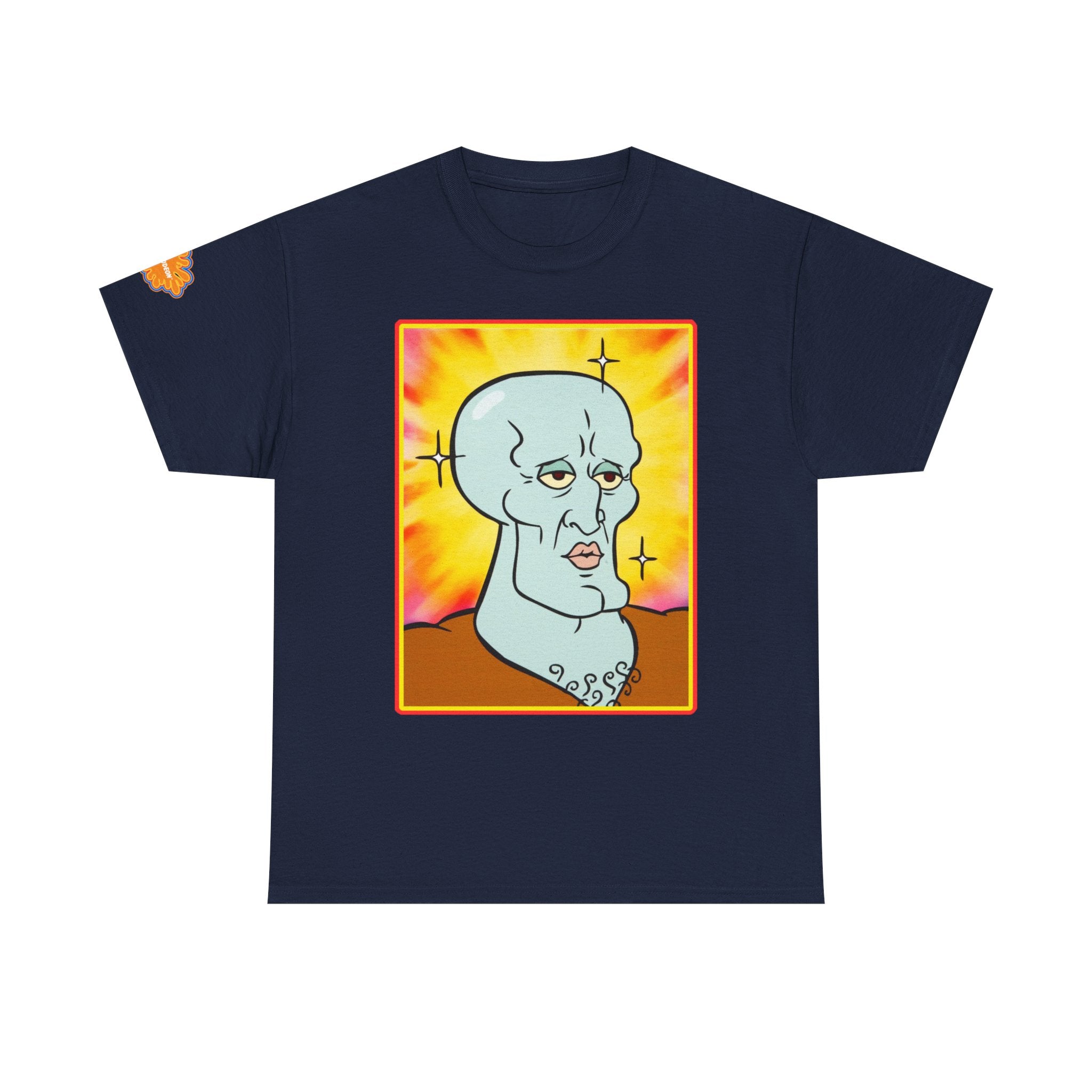 Handsome Squidward Portrait T‑Shirt — Retro Nickelodeon Graphic Tee