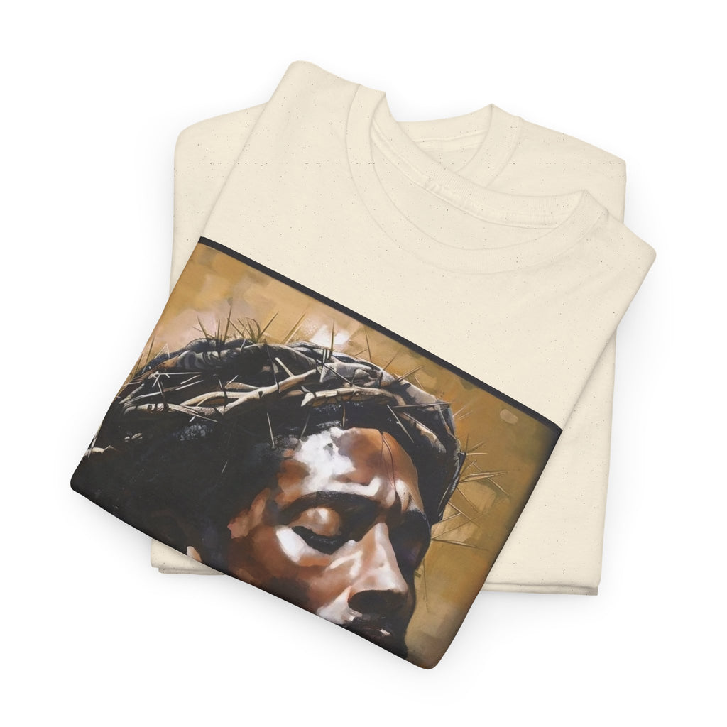 Jesus Portrait Tee with 'This Is Not A Boycott — This Is A Wealth Transfer' Back Emblem