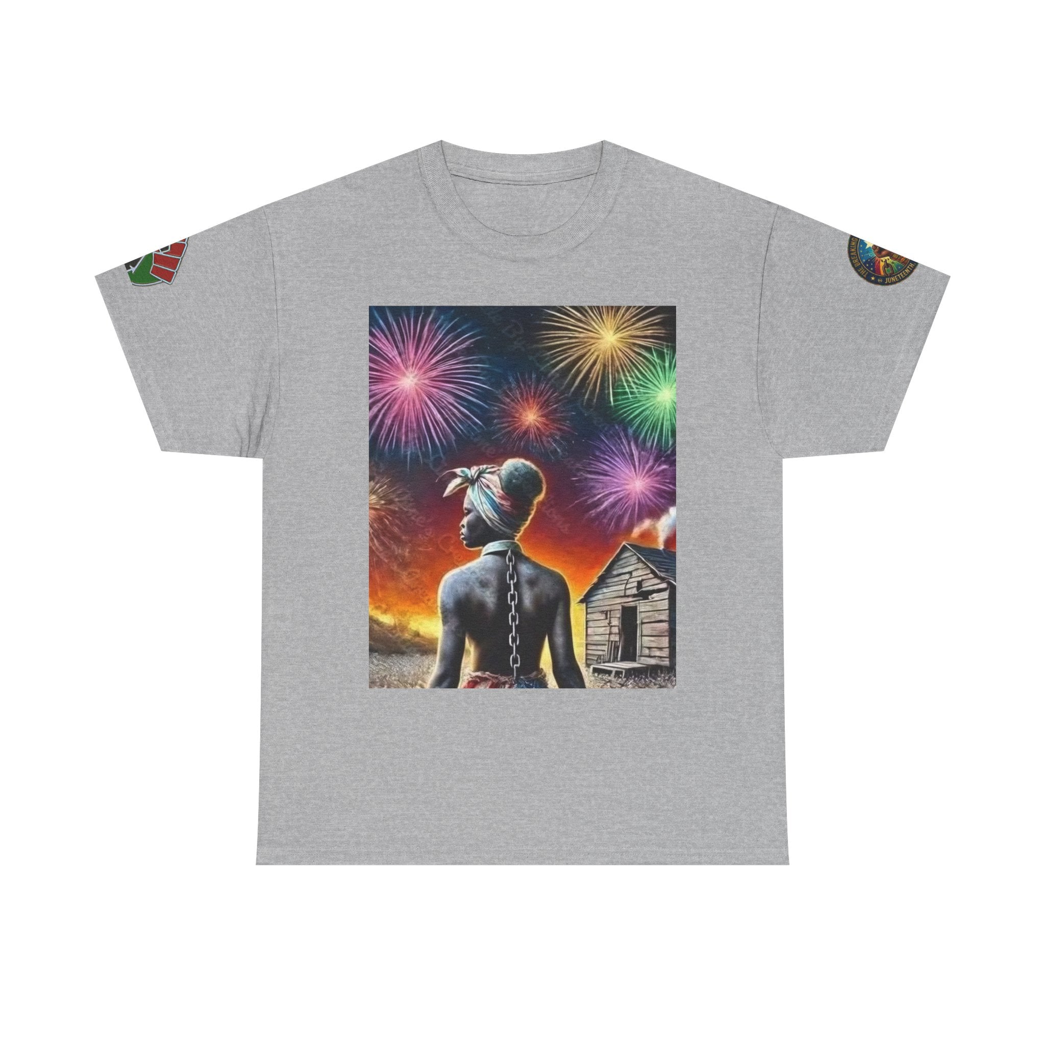 Freedom Isn’t Free Tee — Patriotic Fireworks Soldier Graphic T-Shirt