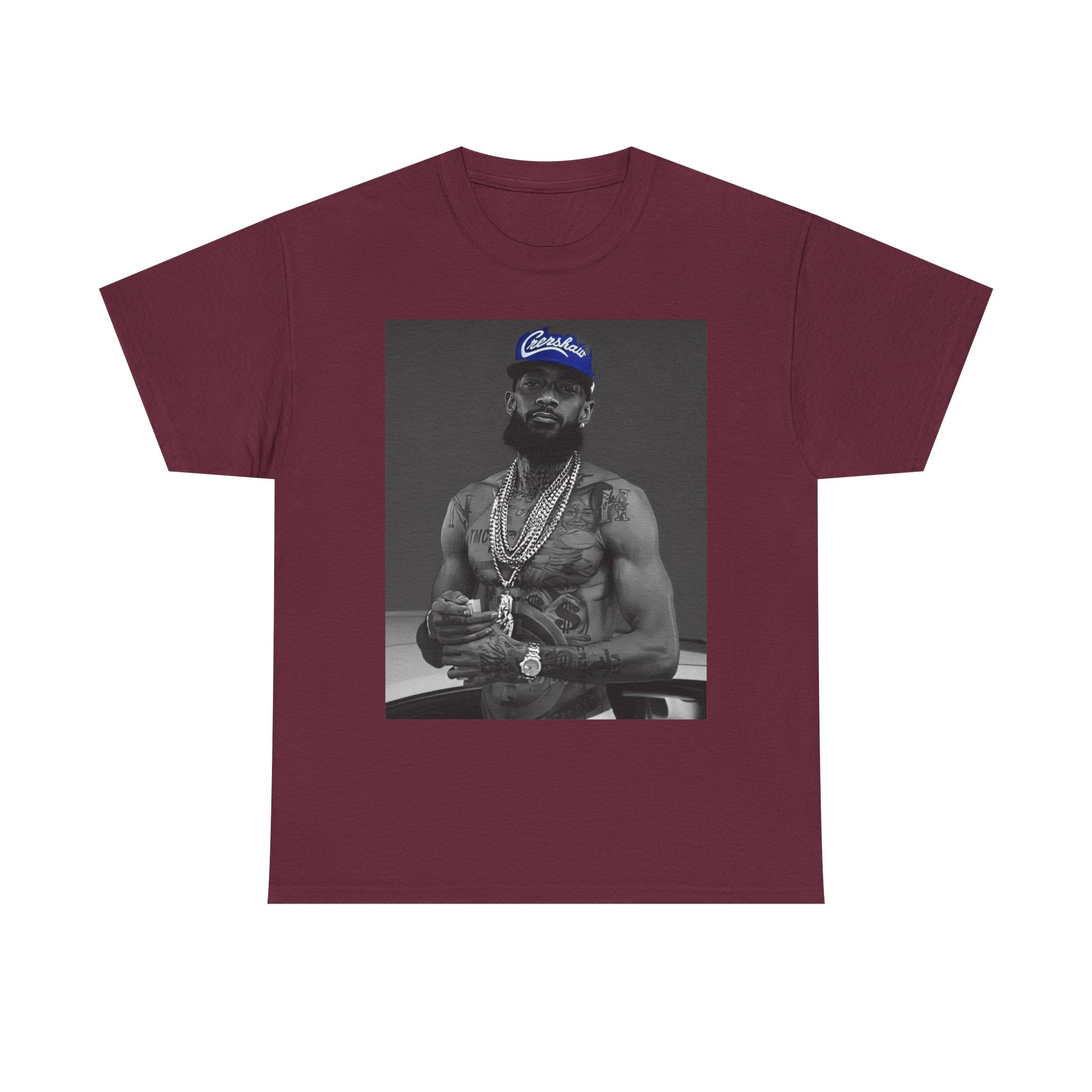 Iconic Rap Legend Photo Tee — Los Angeles Cap Graphic