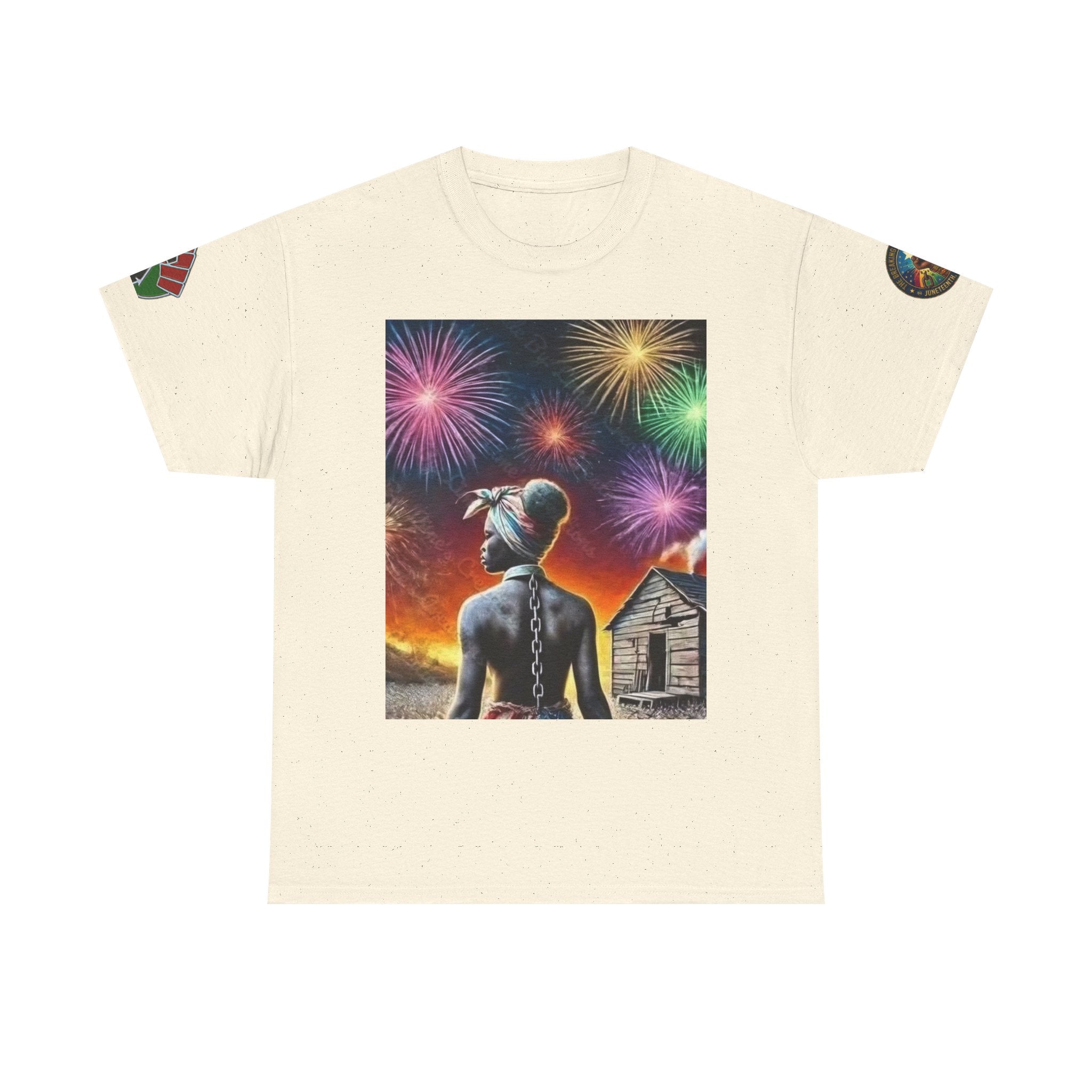 Freedom Isn’t Free Tee — Patriotic Fireworks Soldier Graphic T-Shirt