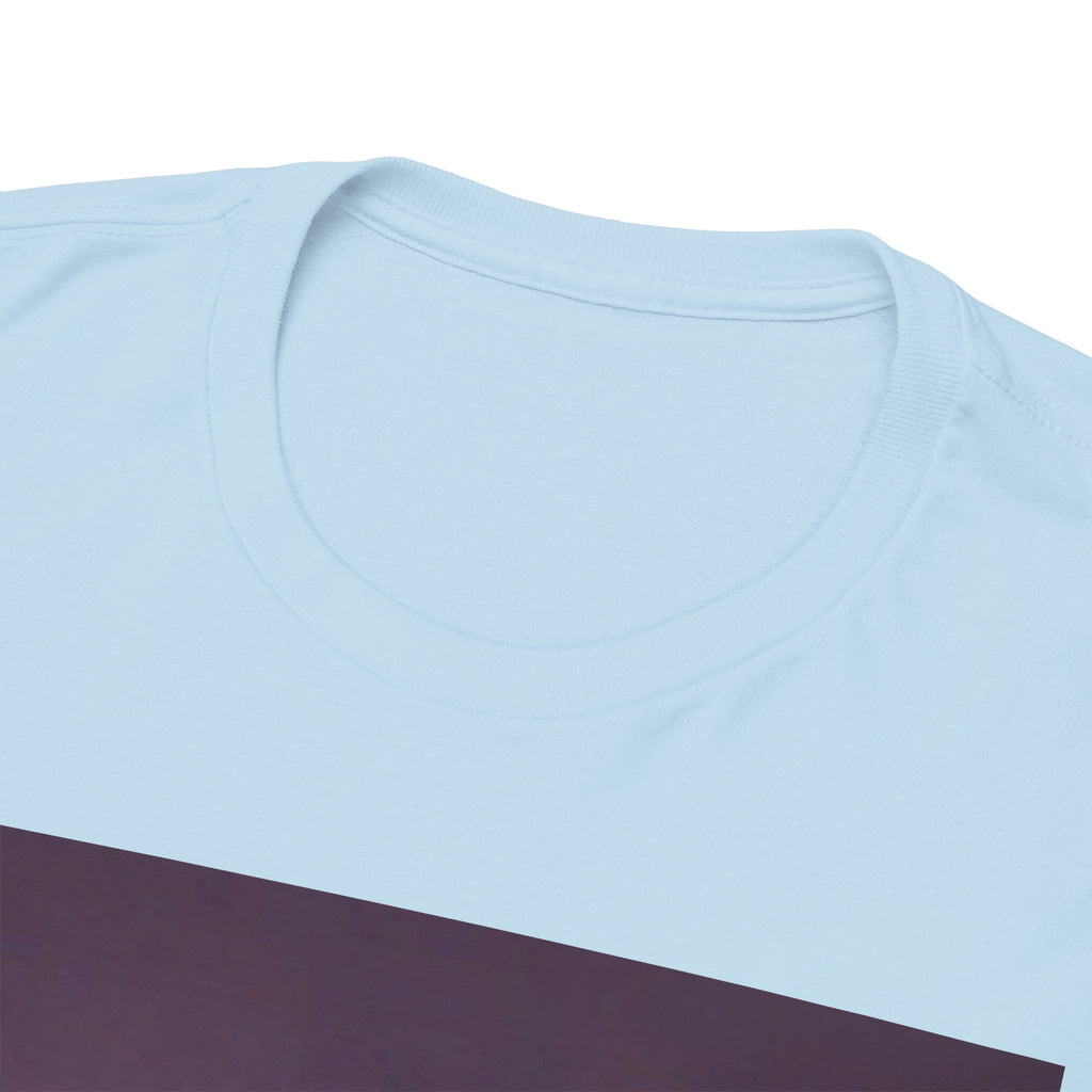Basketball Jumpman Tee — Retro Skyline Graphic T-Shirt with Red Fist Back Emblem