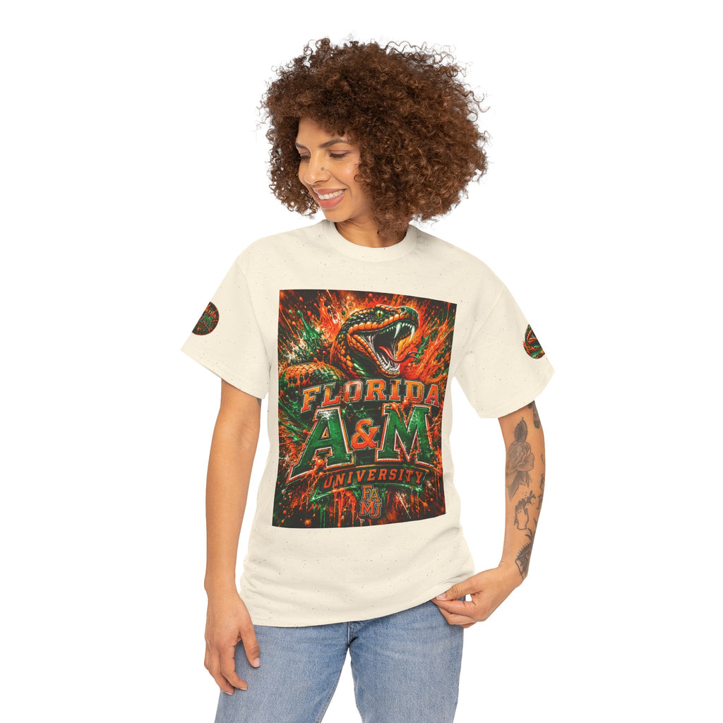 Florida A&M University Rattler Tee — Vintage Snake Mascot College T-Shirt