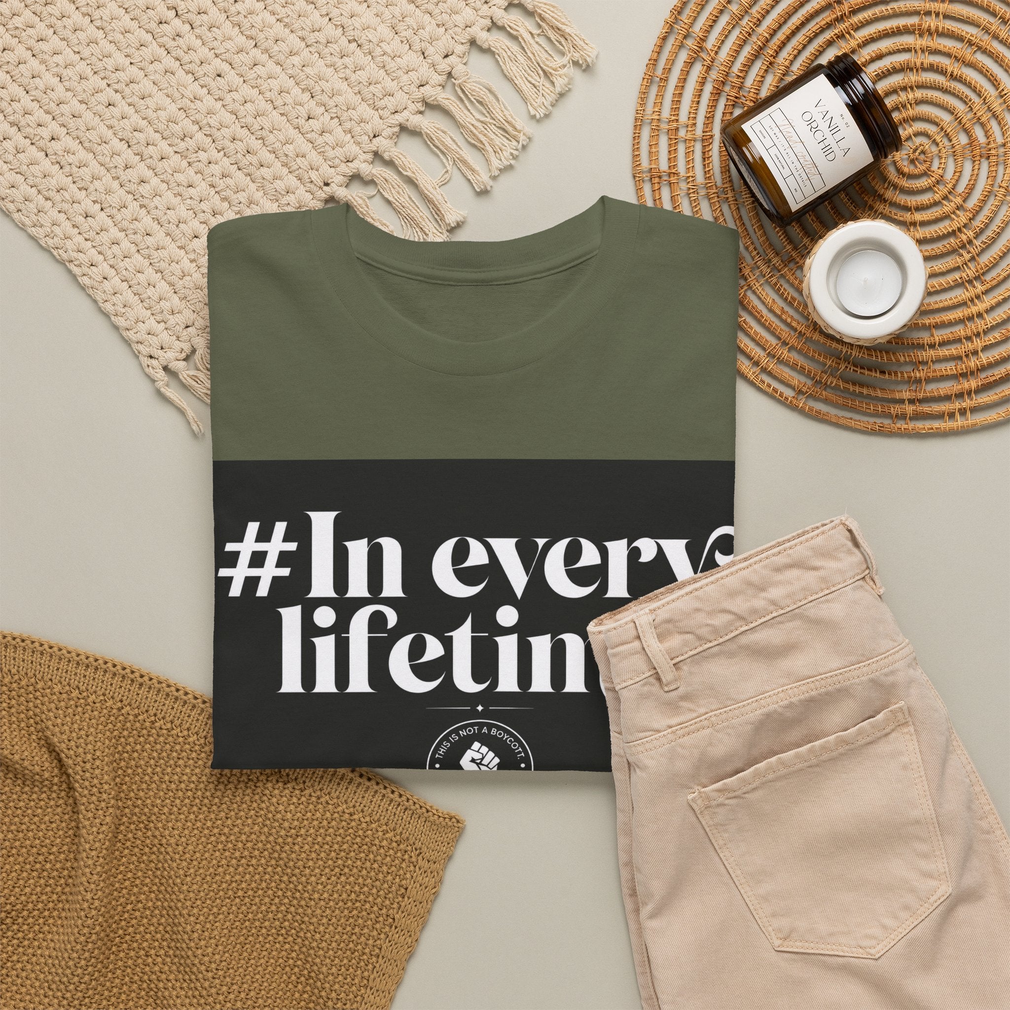In Every Lifetime Tee — Social Justice Fist Graphic T-Shirt