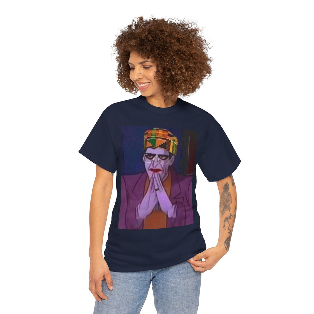 Graphic Tee — Vintage Afrocentric Joker Portrait & Psychedelic Raised Fist Art