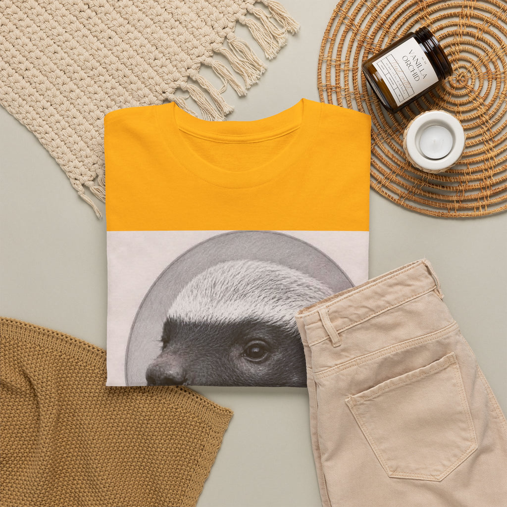 Badger Portrait Tee — "Which One of Y’all MF Said Something About a Home?" Graphic T‑Shirt