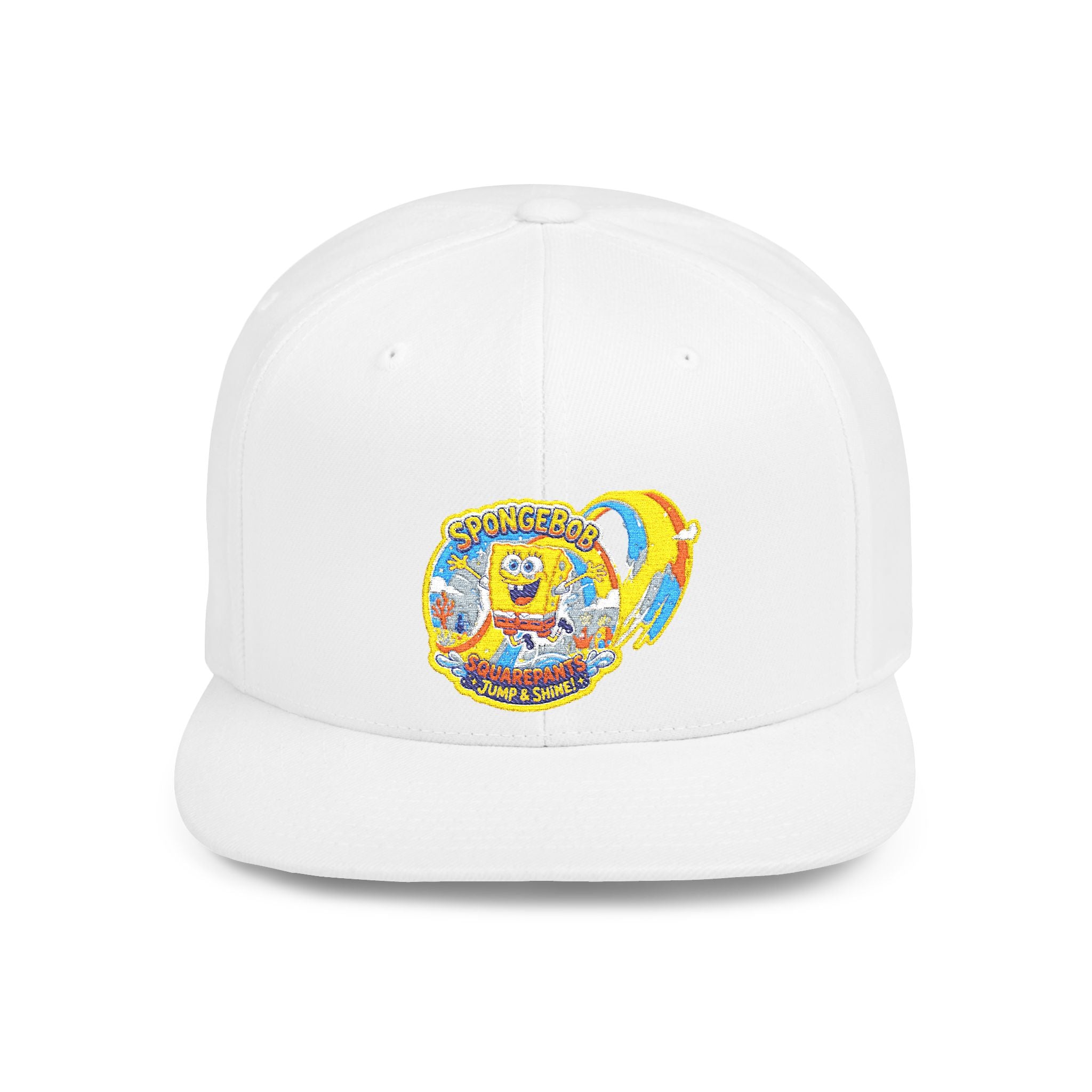 SpongeBob 'Jump & Shine' Royal Blue Flat Bill Snapback