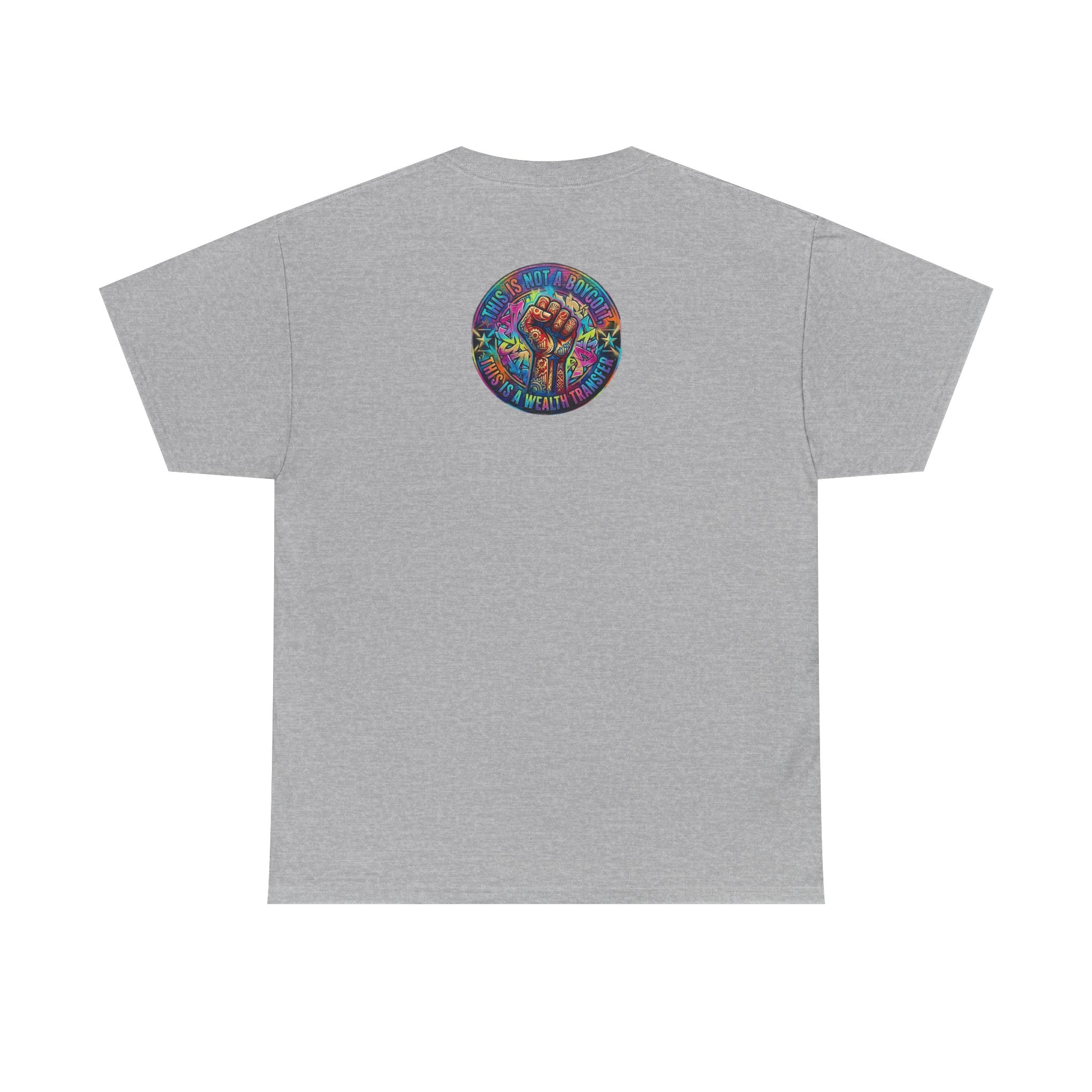 Graphic Tee — Vintage Afrocentric Joker Portrait & Psychedelic Raised Fist Art