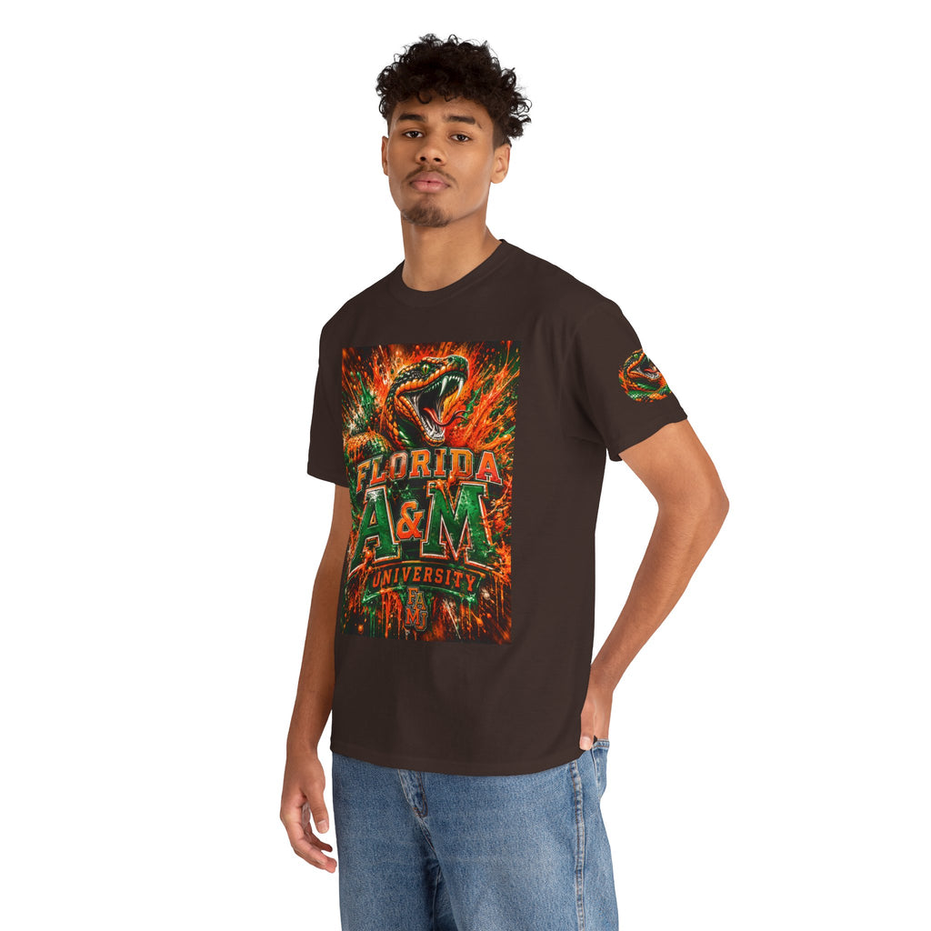 Florida A&M University Rattler Tee — Vintage Snake Mascot College T-Shirt