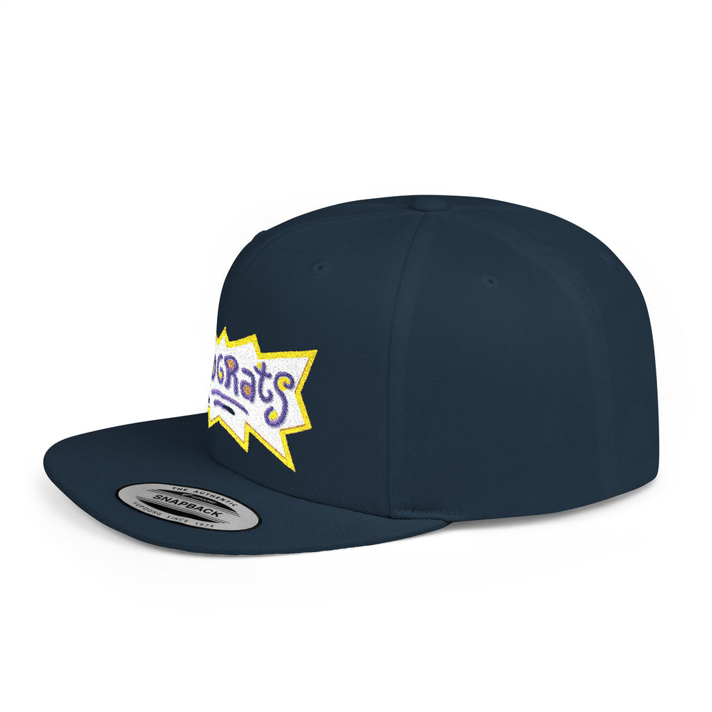 Snapback Hat — Retro 'Rugrats' Logo Flat Bill Cap
