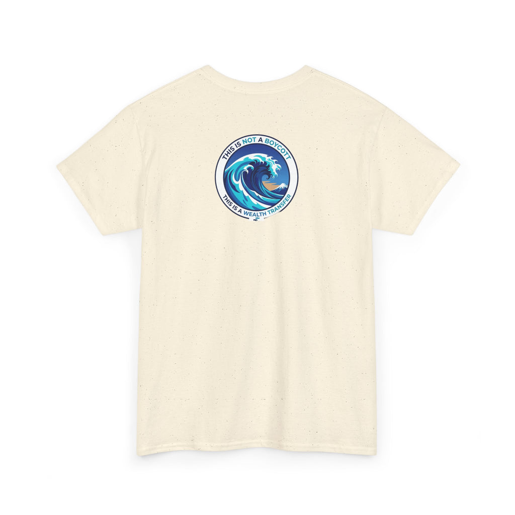 T-Shirt — Coastal Wave Graphic Tee (Ocean Sunset Wave Art)