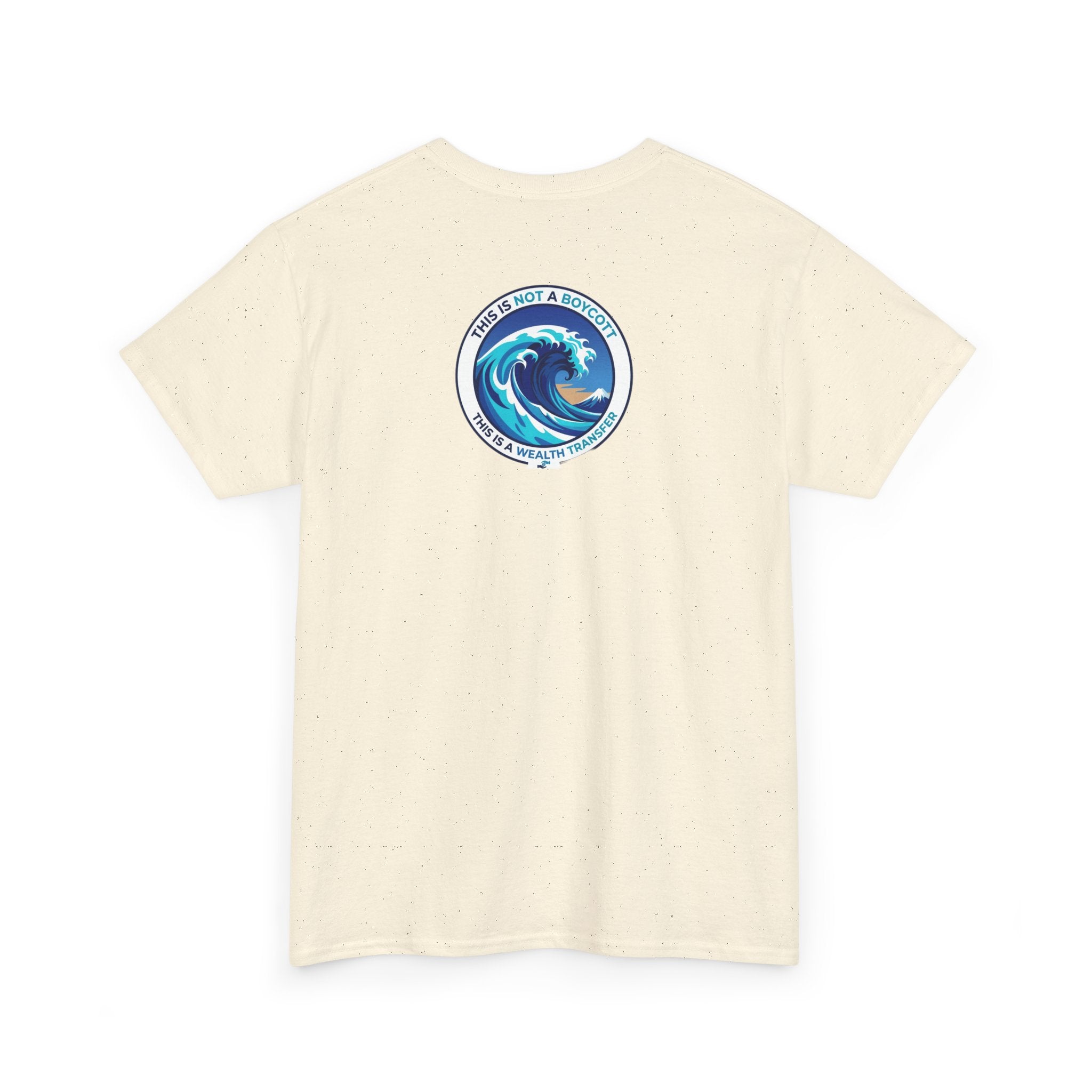 T-Shirt — Coastal Wave Graphic Tee (Ocean Sunset Wave Art)