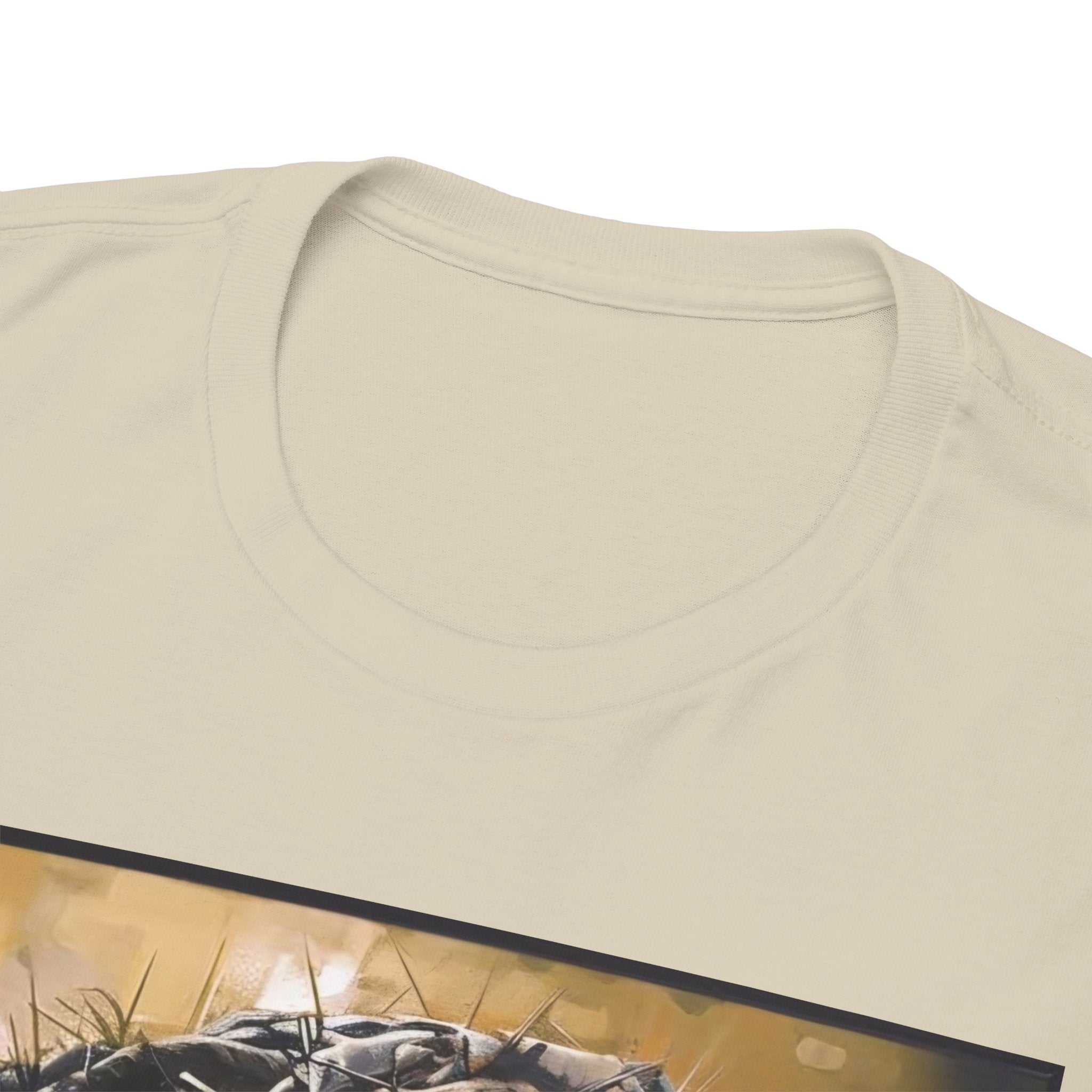 Jesus Portrait Tee with 'This Is Not A Boycott — This Is A Wealth Transfer' Back Emblem