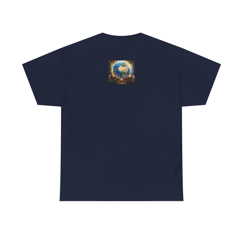 Cosmic Guardian Tee — Earth Mother Spiritual Graphic T-Shirt