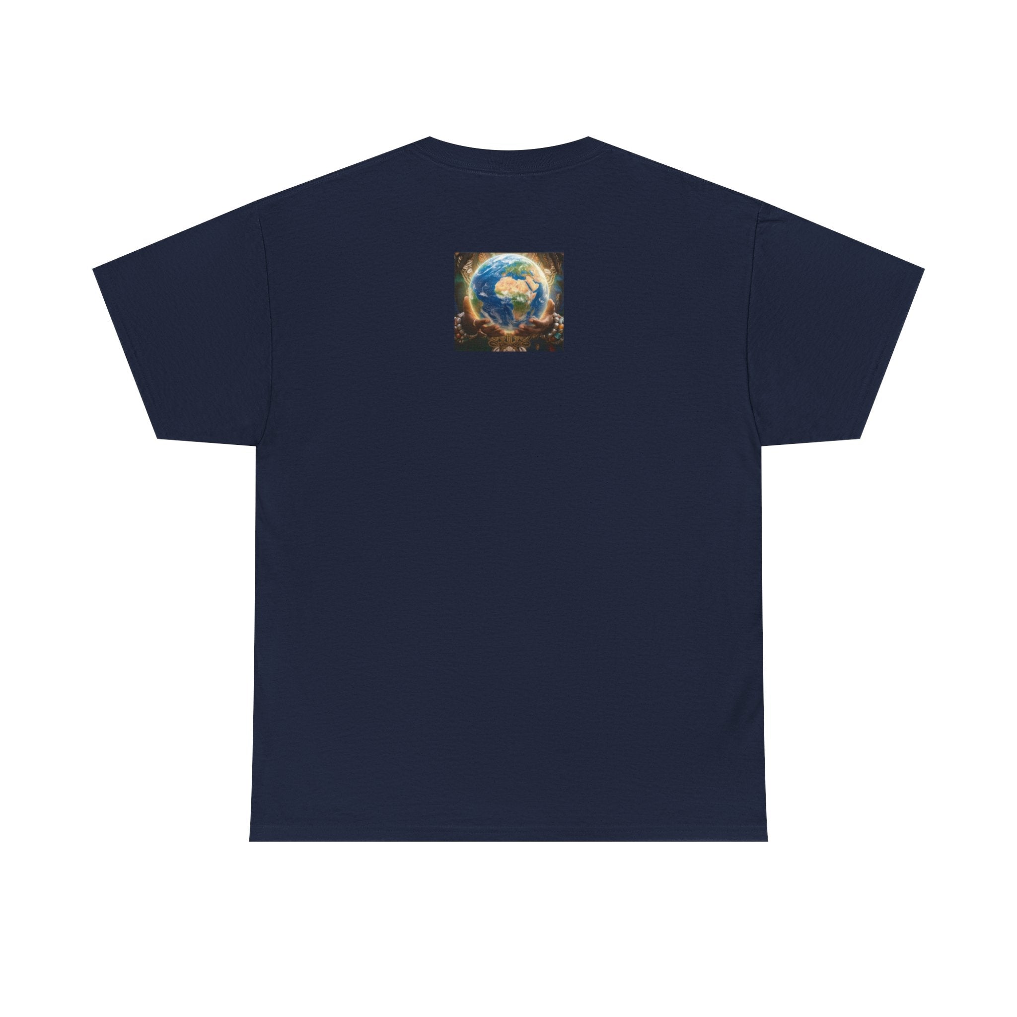 Cosmic Guardian Tee — Earth Mother Spiritual Graphic T-Shirt