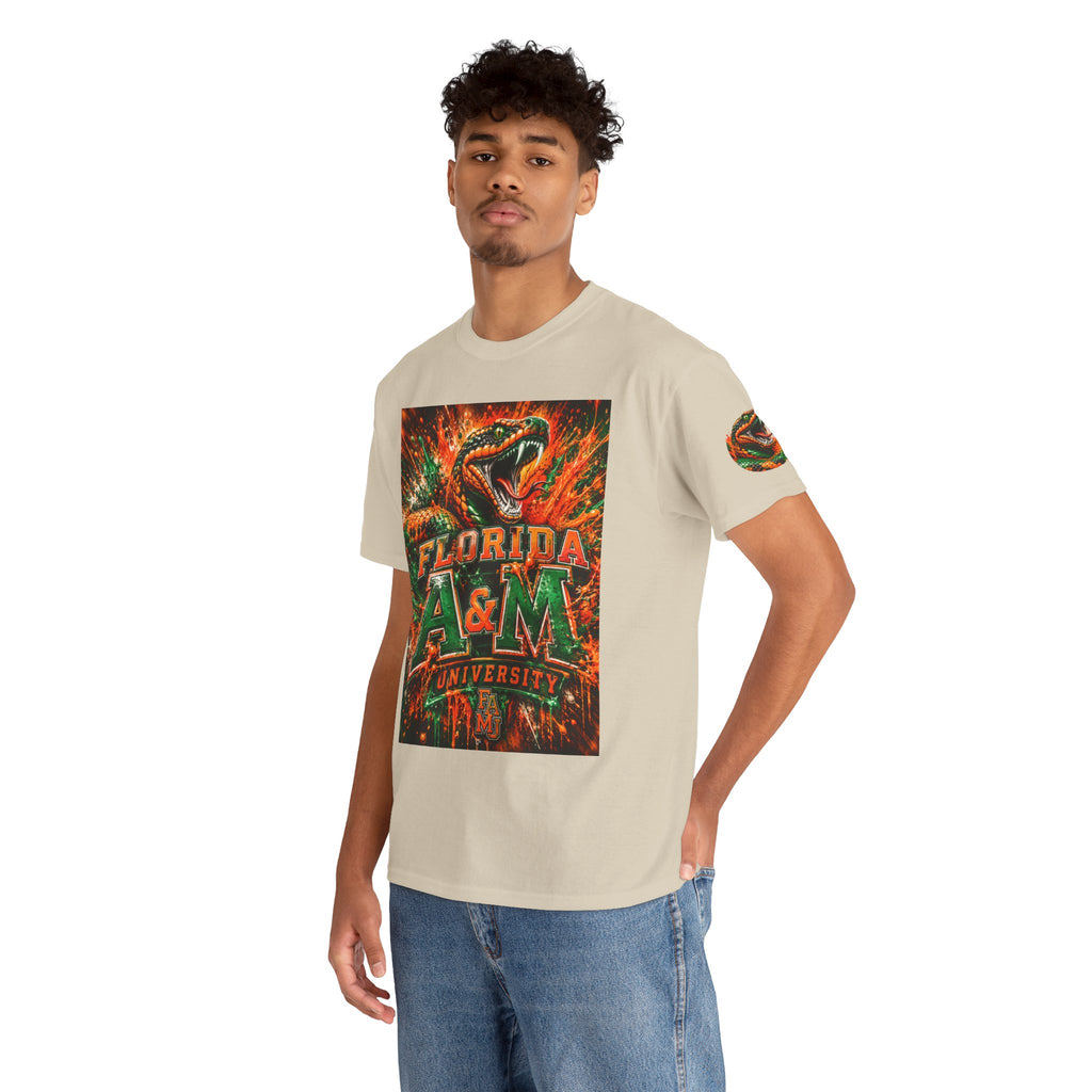 Florida A&M University Rattler Tee — Vintage Snake Mascot College T-Shirt