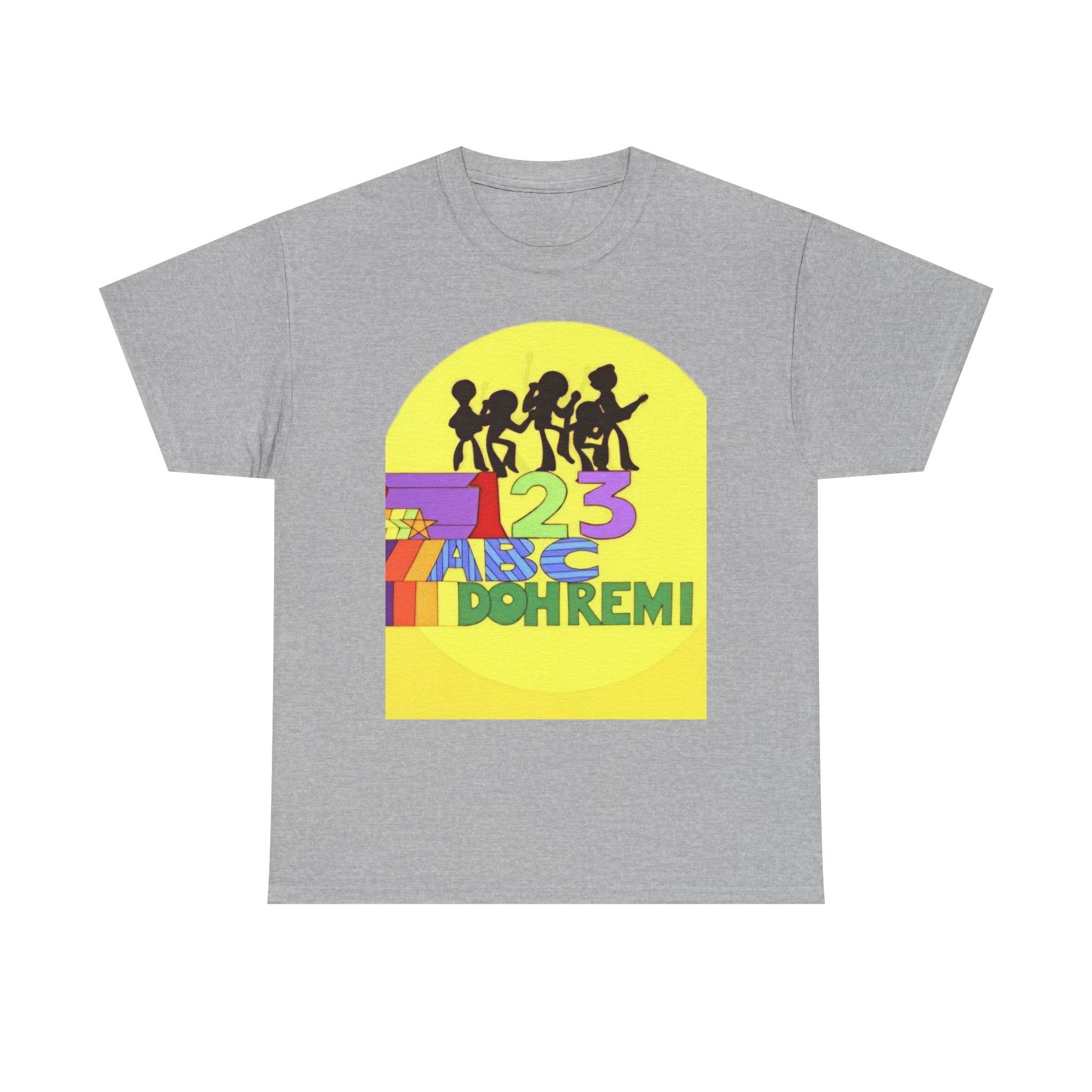 ABC 123 Kids Music Tee — Colorful Educational Rhythm Shirt
