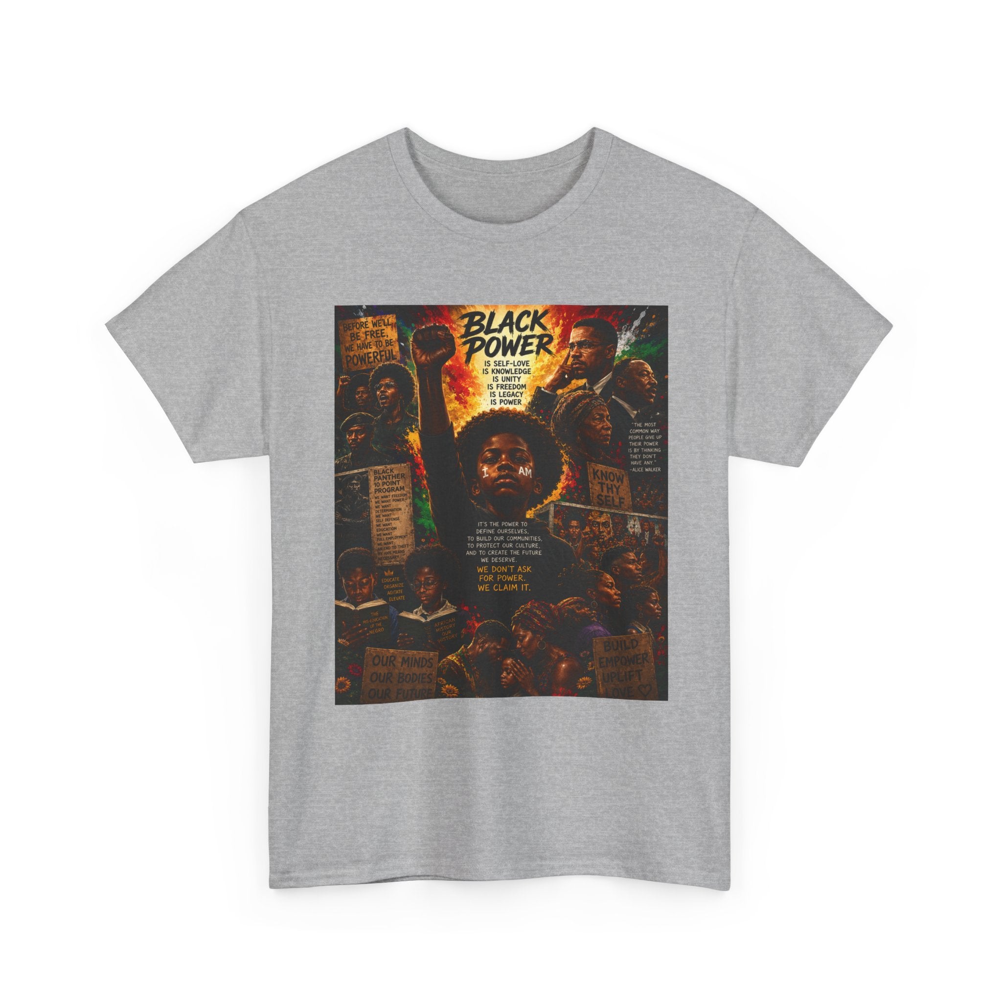 Black Power T‑Shirt — 'This Is Not A Boycott, This Is A Wealth Transfer' Protest Tee