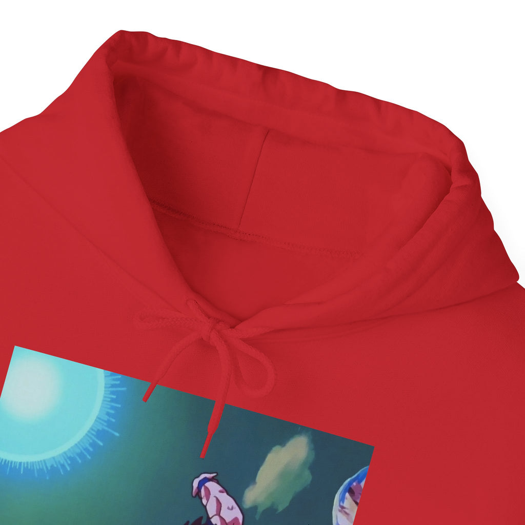 Anime Night Sky Hoodie — Girls Under the Moon Graphic Sweatshirt