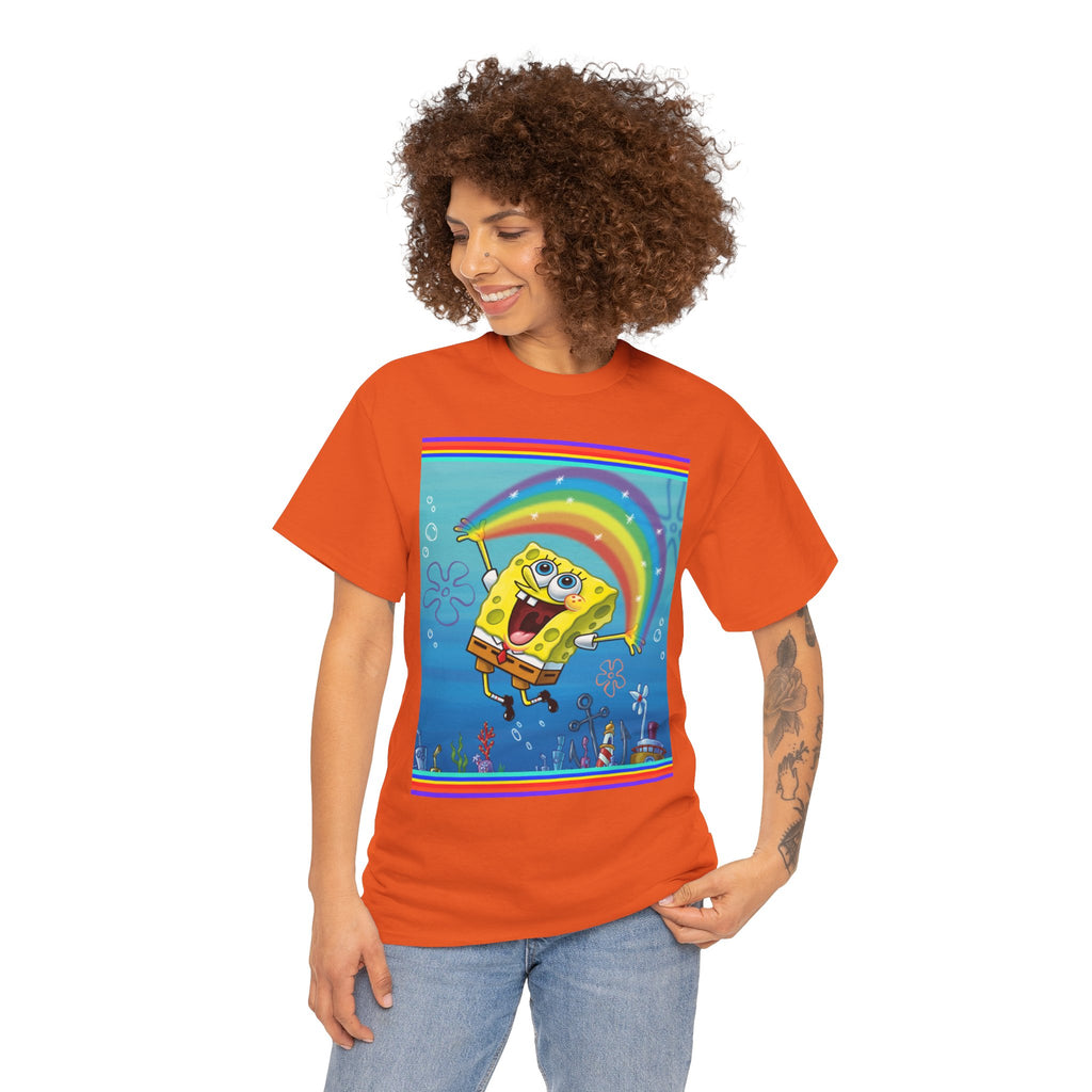 SpongeBob Rainbow SquarePants T-Shirt — Nickelodeon Graphic Tee