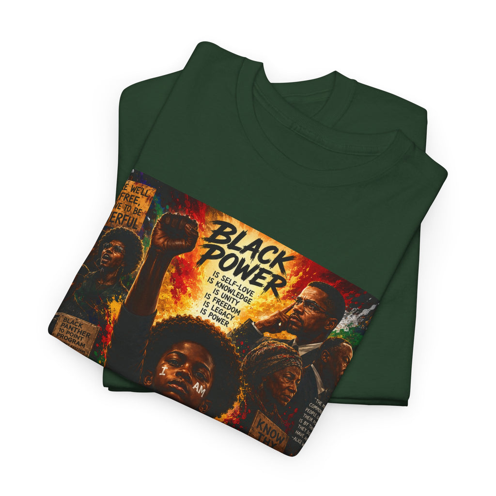 Black Power T‑Shirt — 'This Is Not A Boycott, This Is A Wealth Transfer' Protest Tee