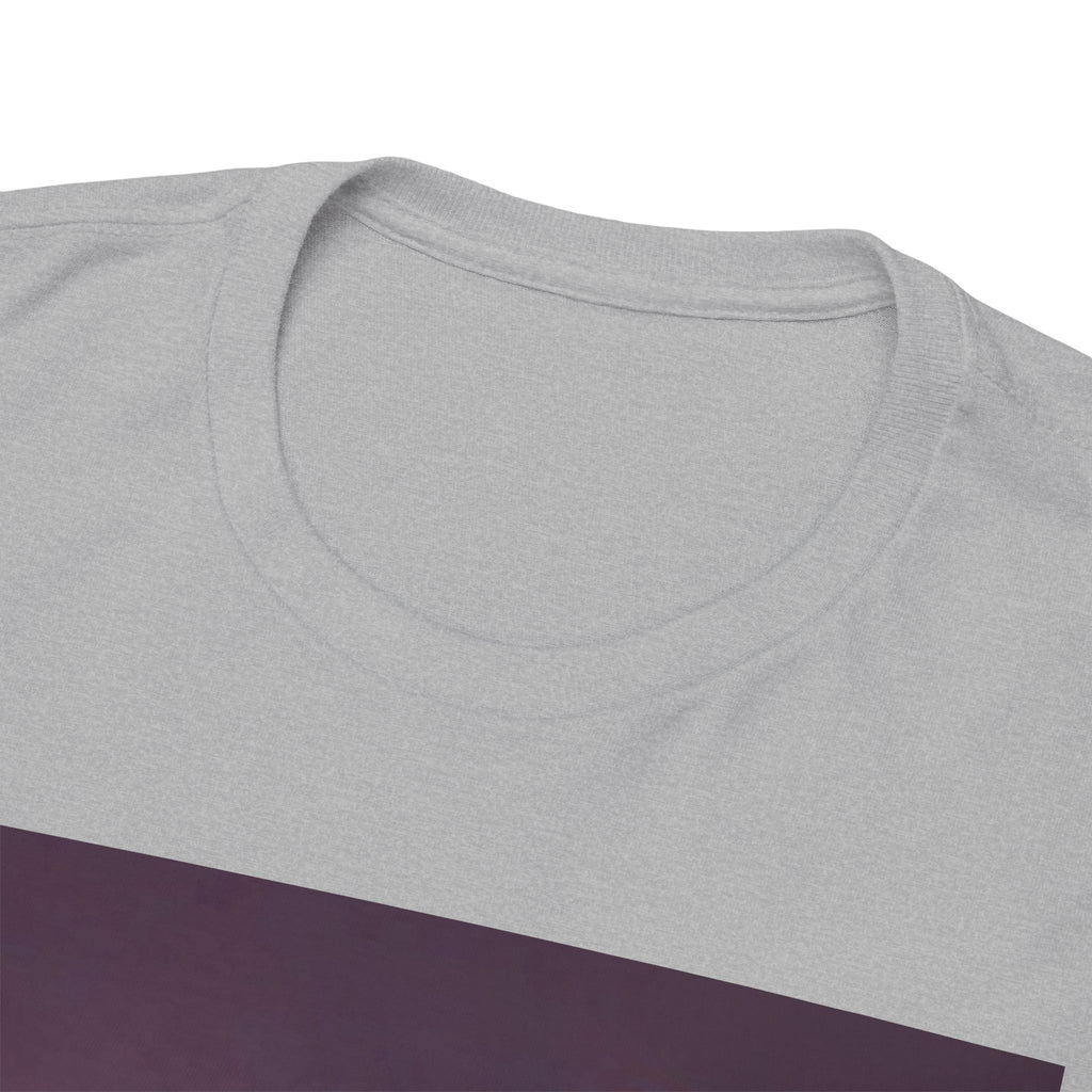 Basketball Jumpman Tee — Retro Skyline Graphic T-Shirt with Red Fist Back Emblem