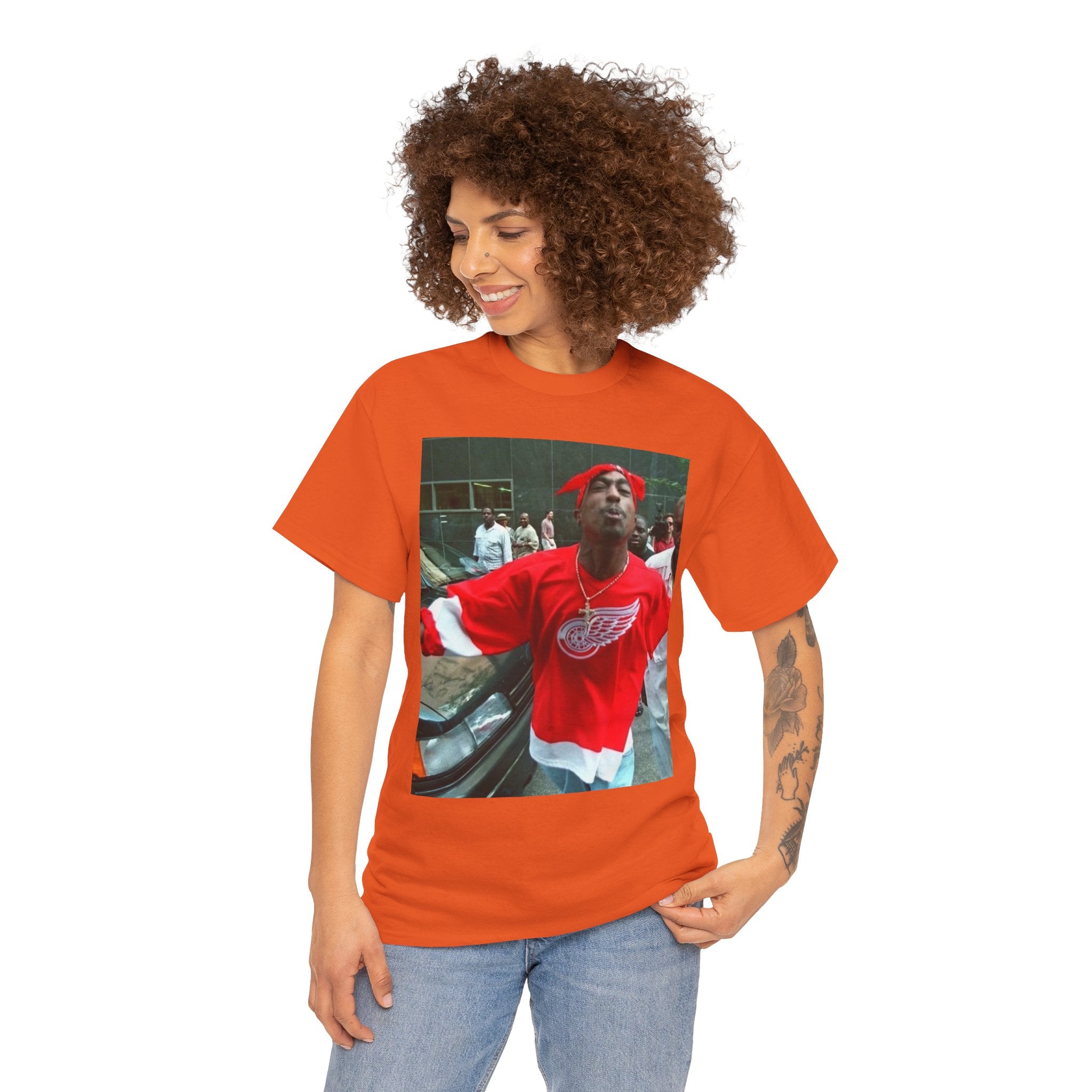 Graphic Tee — Retro Street Photo Print T-Shirt