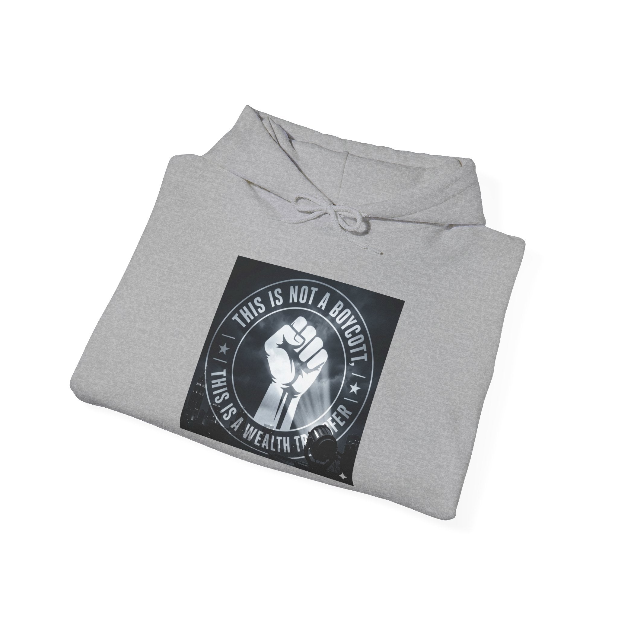Hoodie — "This Is Not a Moment" Raised Fist Social Justice Pullover