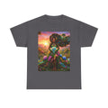 Earth Goddess T-Shirt — Vibrant Floral Nature Mother Graphic Tee