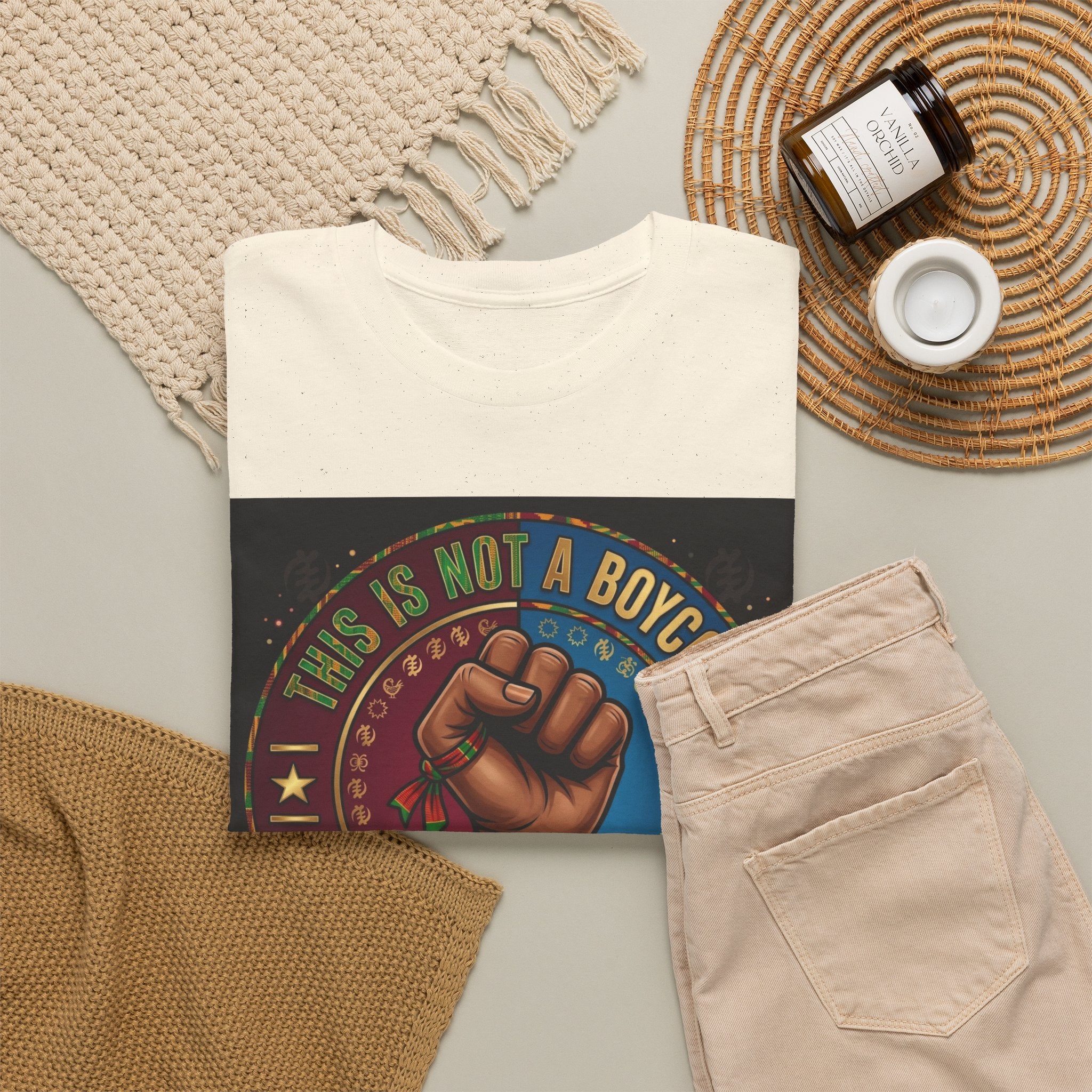 Political Activist Tee — "This Is Not a Boycott, This Is a Wealth Transfer" Fist Graphic Shirt
