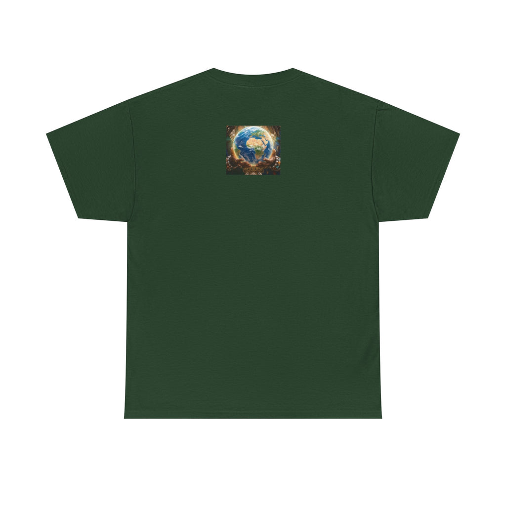 Cosmic Guardian Tee — Earth Mother Spiritual Graphic T-Shirt