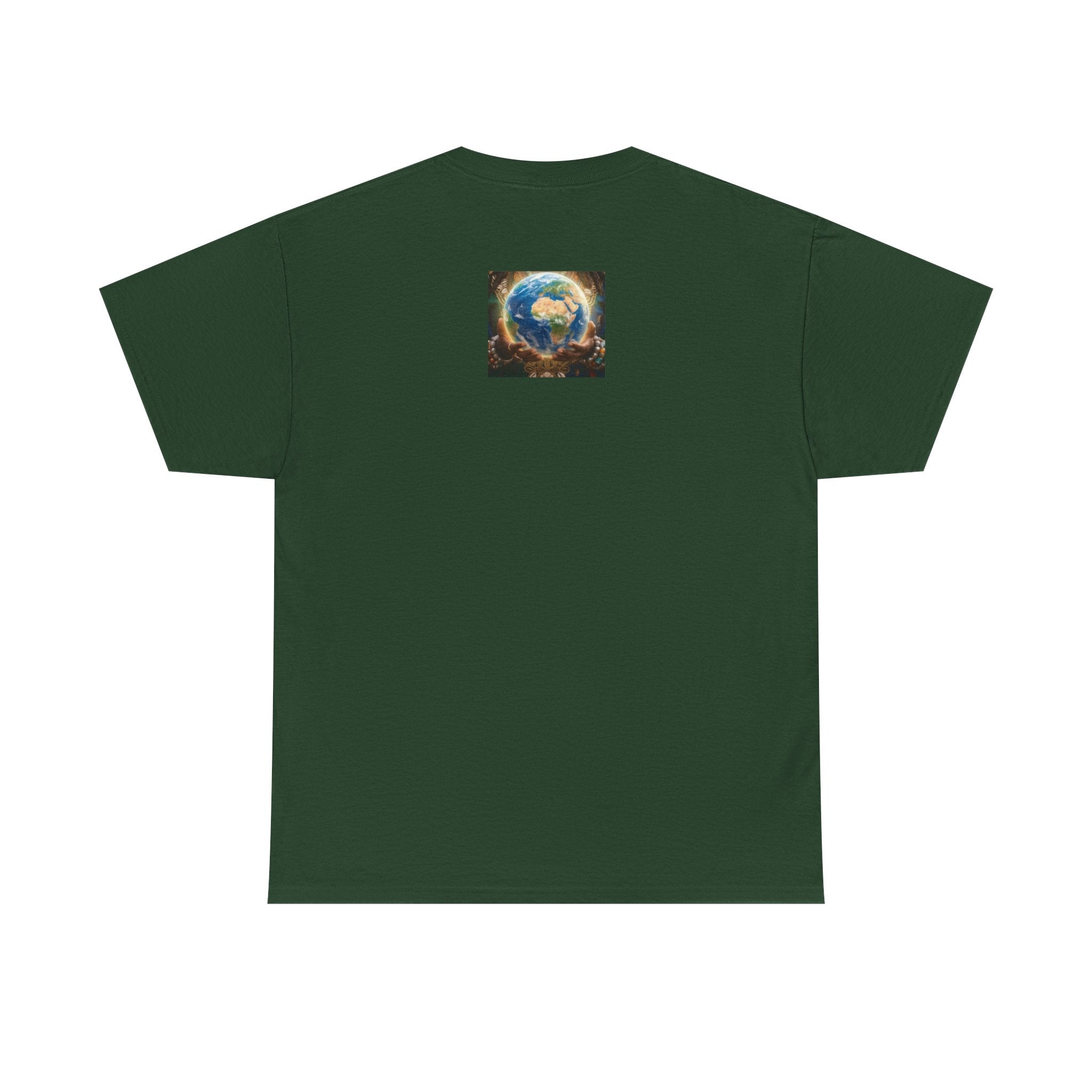 Cosmic Guardian Tee — Earth Mother Spiritual Graphic T-Shirt
